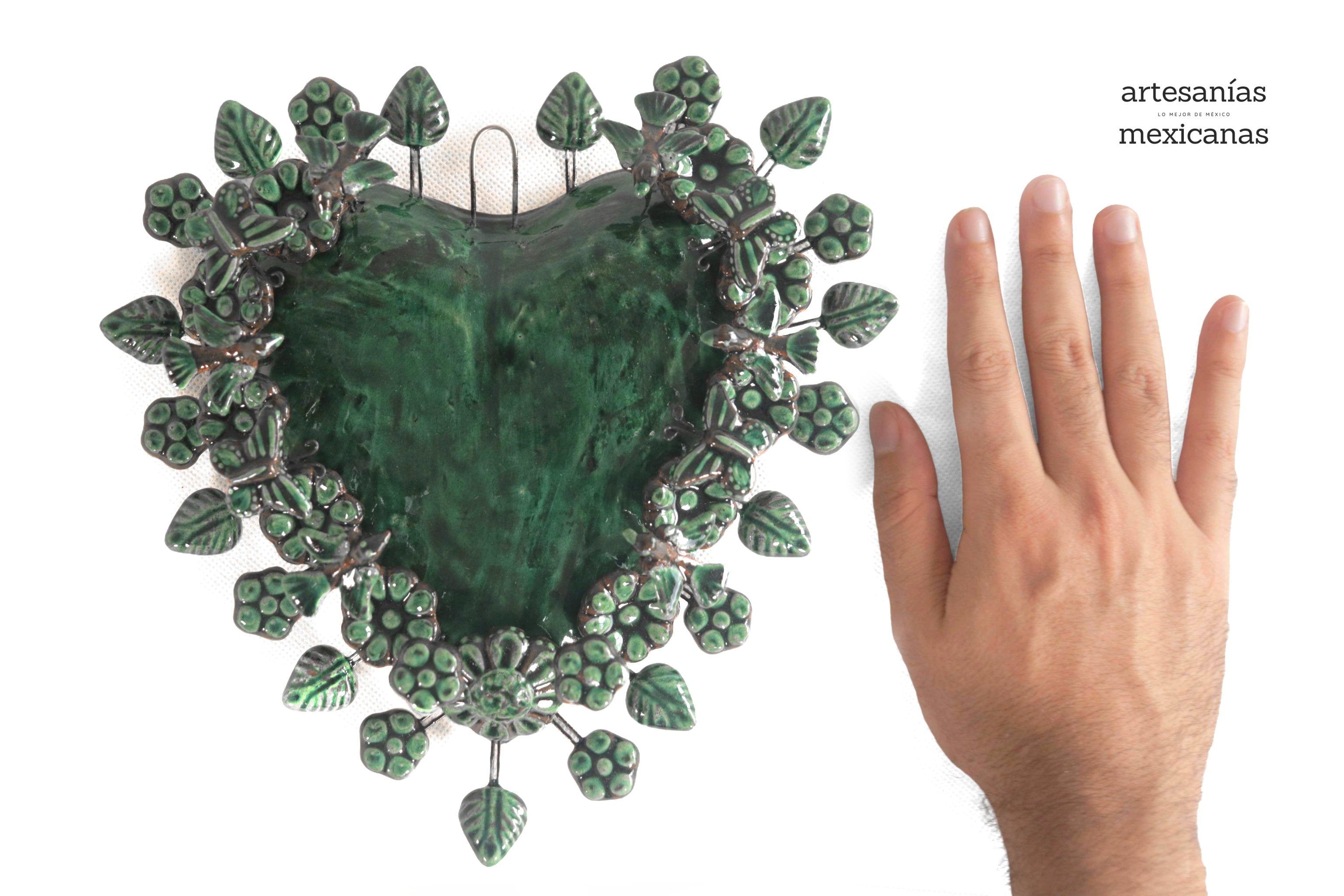 Heart Green - 8.6 in. Montoya