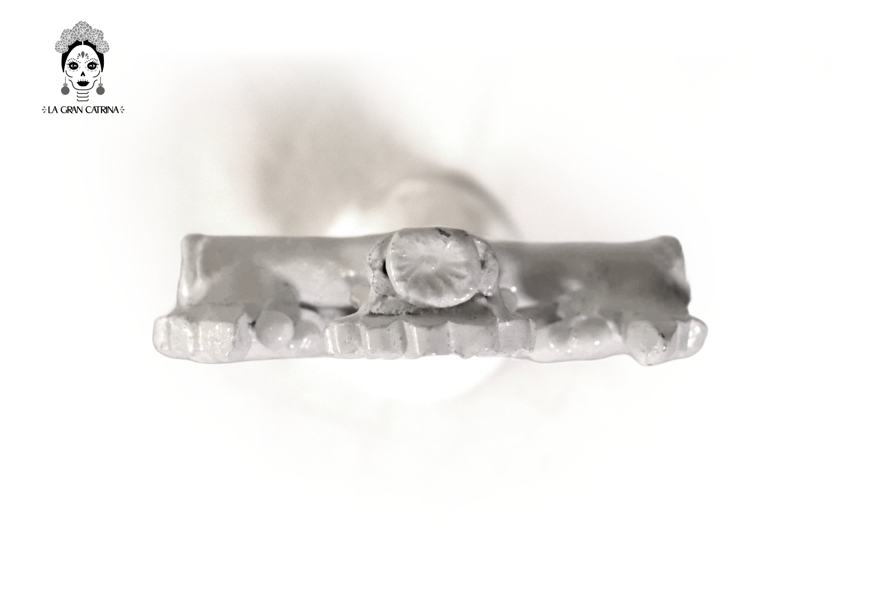 Cross white - Glazed Clay - 5.7 in. - in. Production Tereri