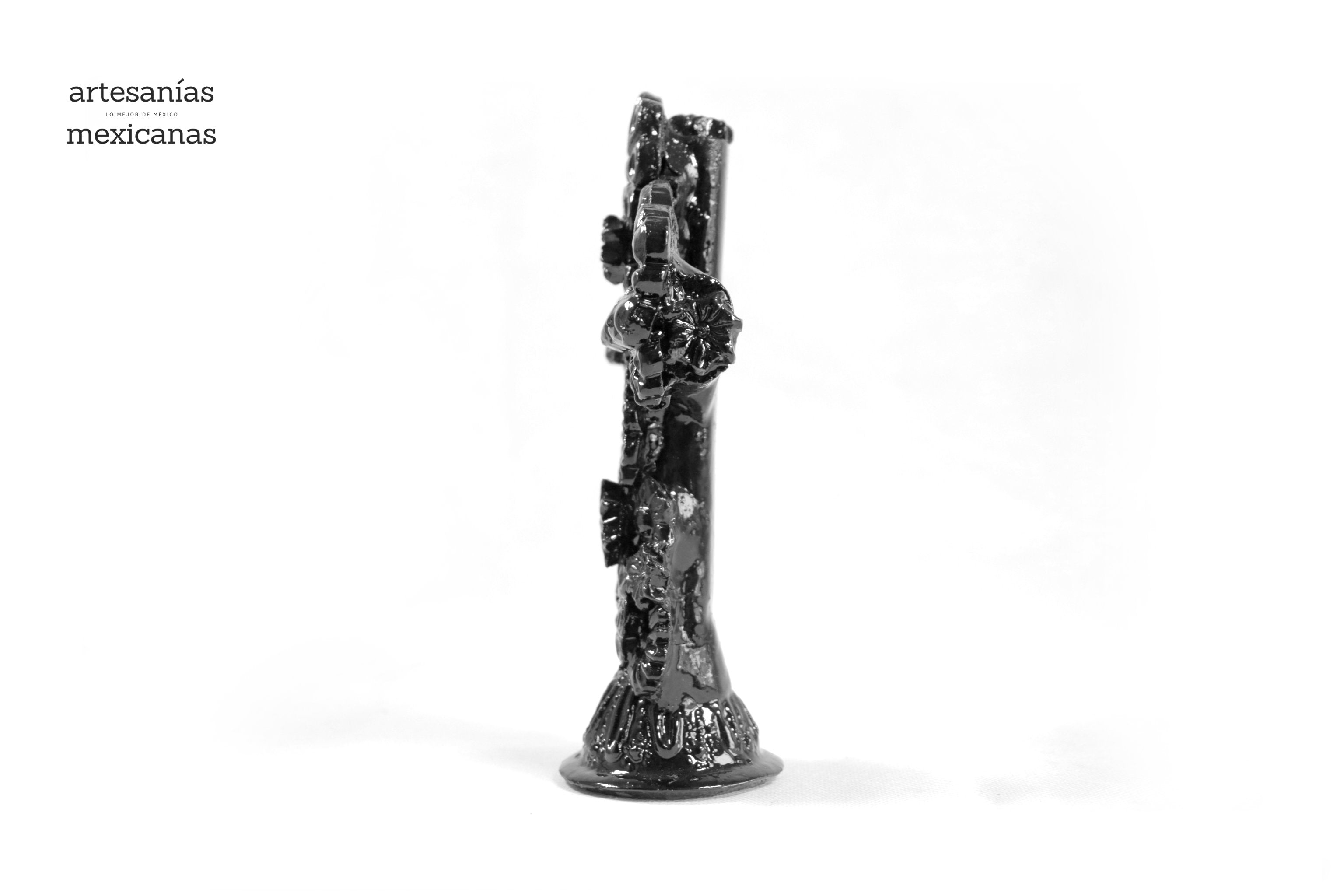 Cross black - Glazed Clay - 7.4 in. Tereri