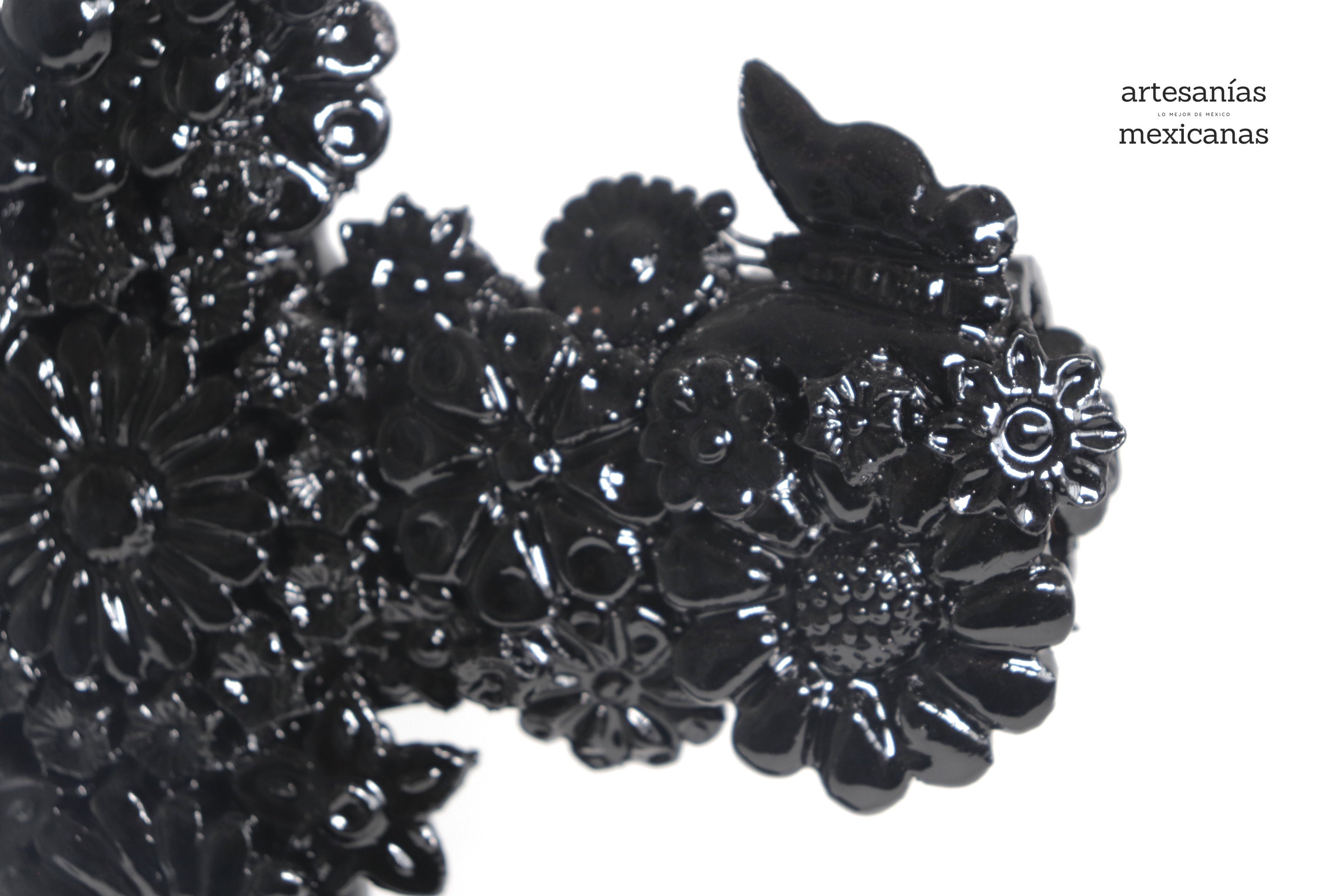 Cross black - Glazed Clay - 15 in. Tereri
