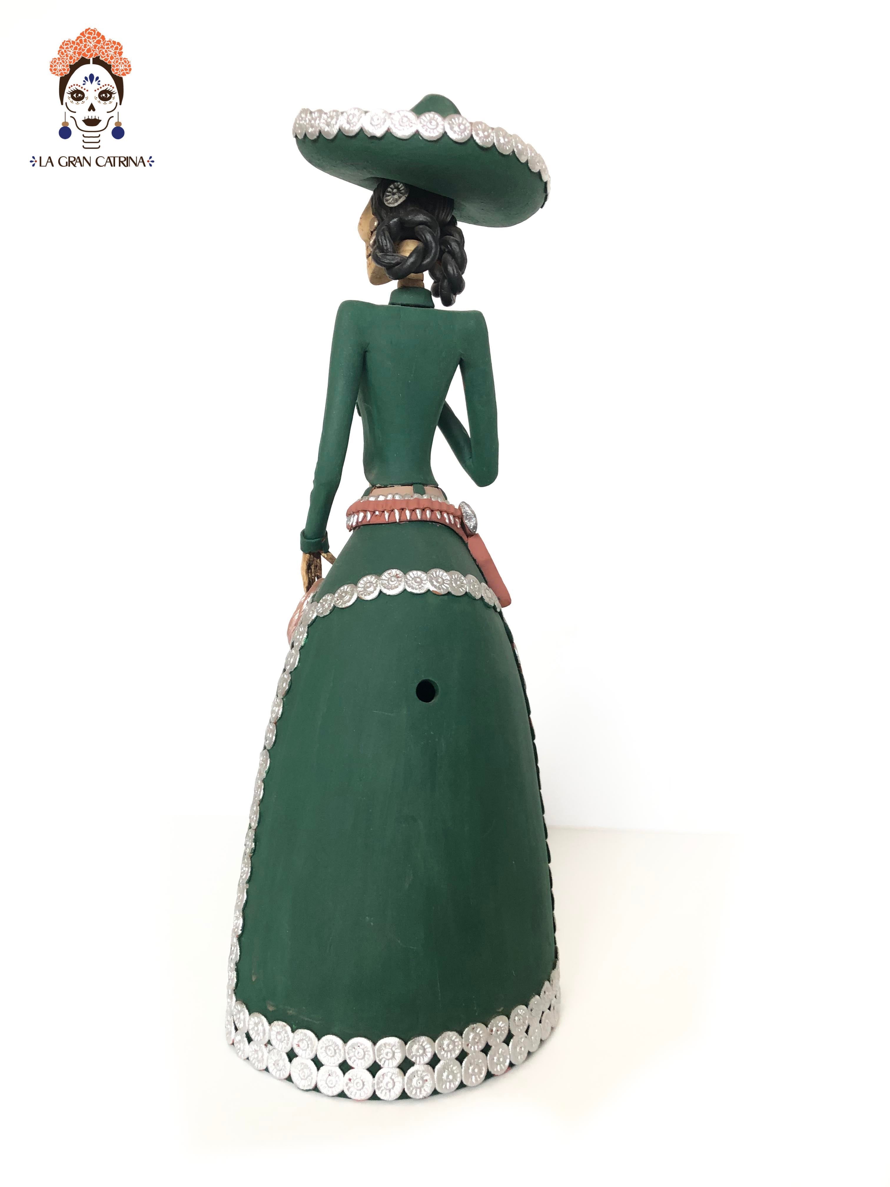 Pair of Catrines Charros - 15 in. Adan