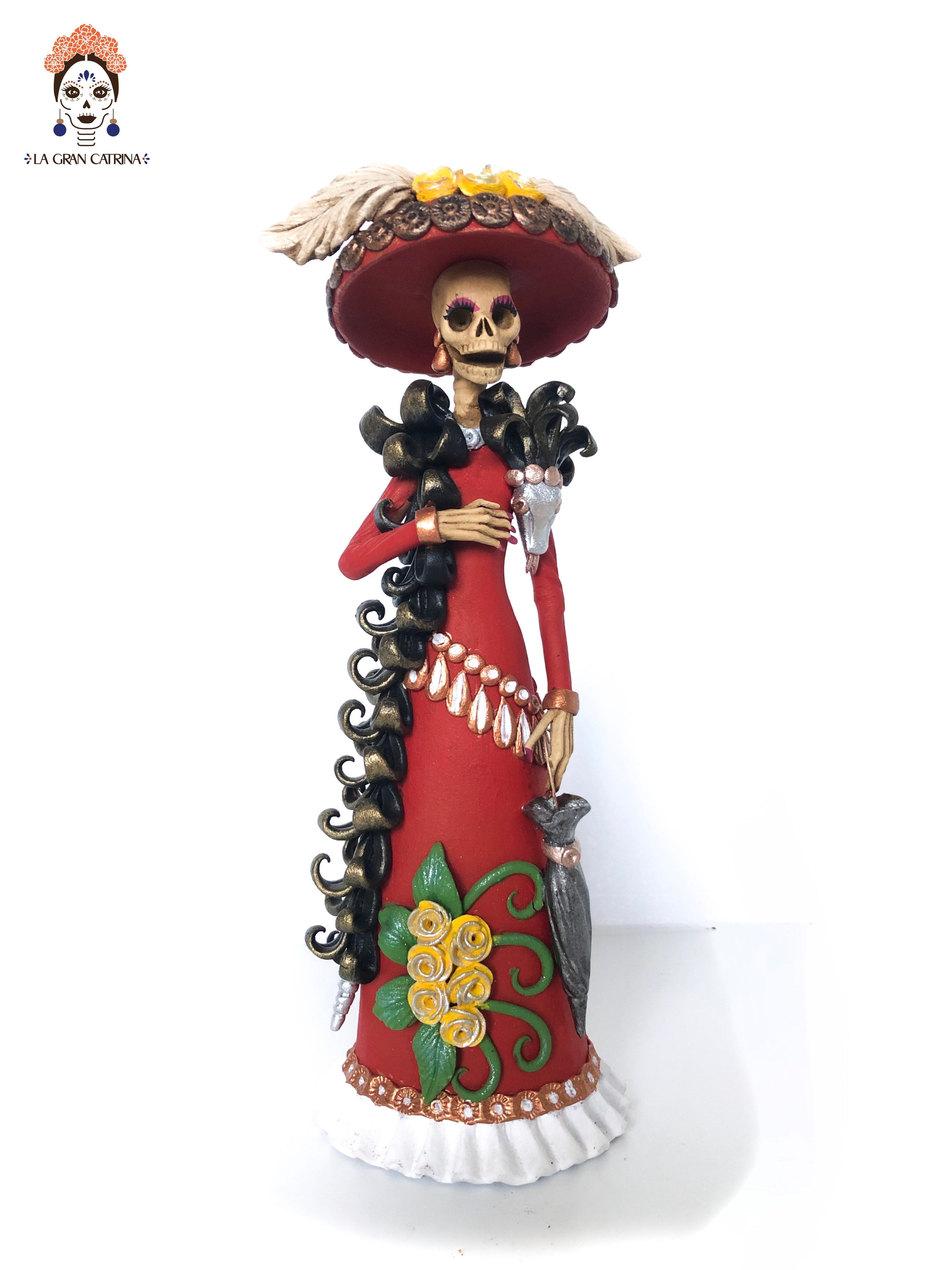 Catrina garbancera vestido red - 10 in. Adan