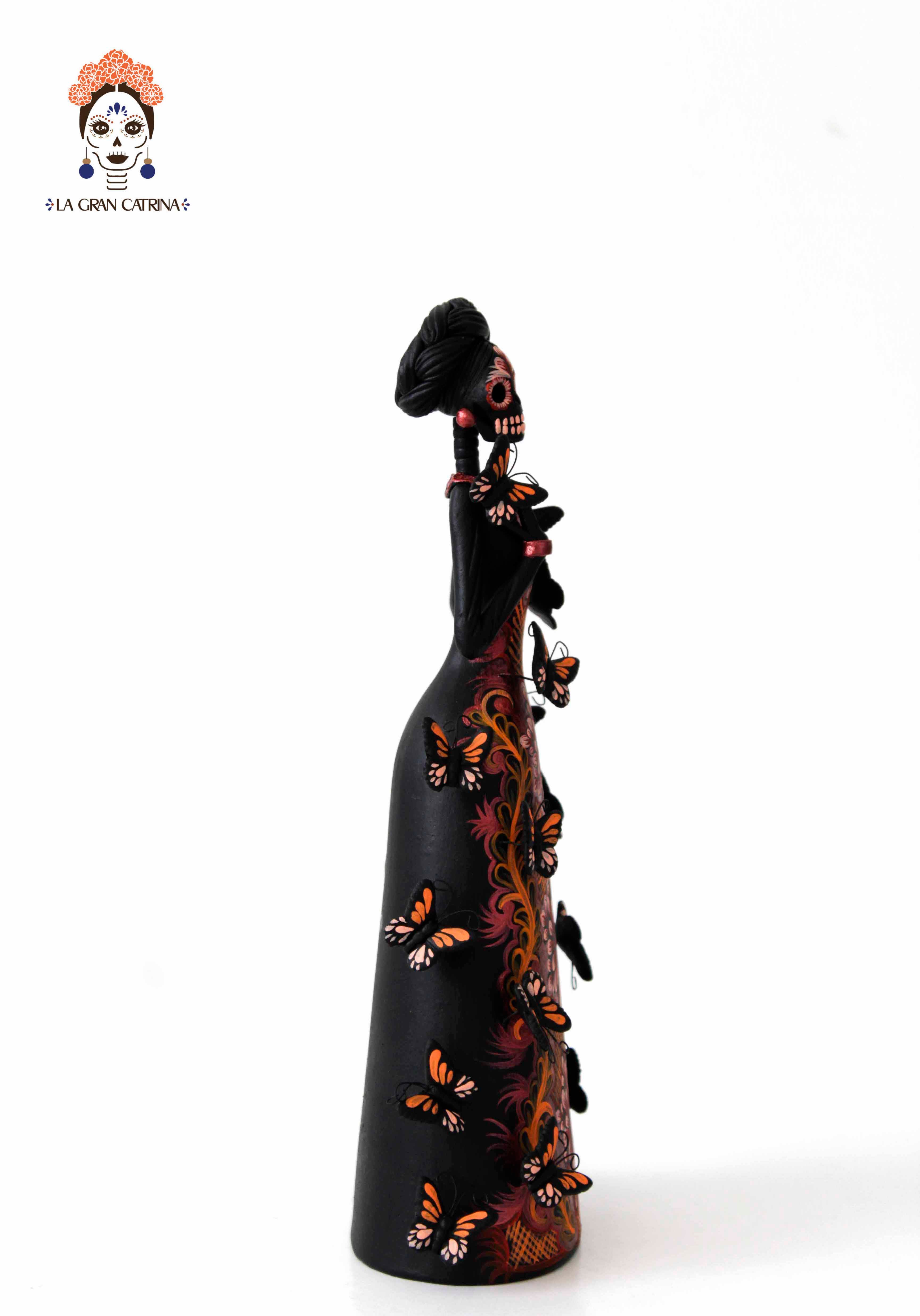 Catrina of butterflies orange - 12 in. Adan