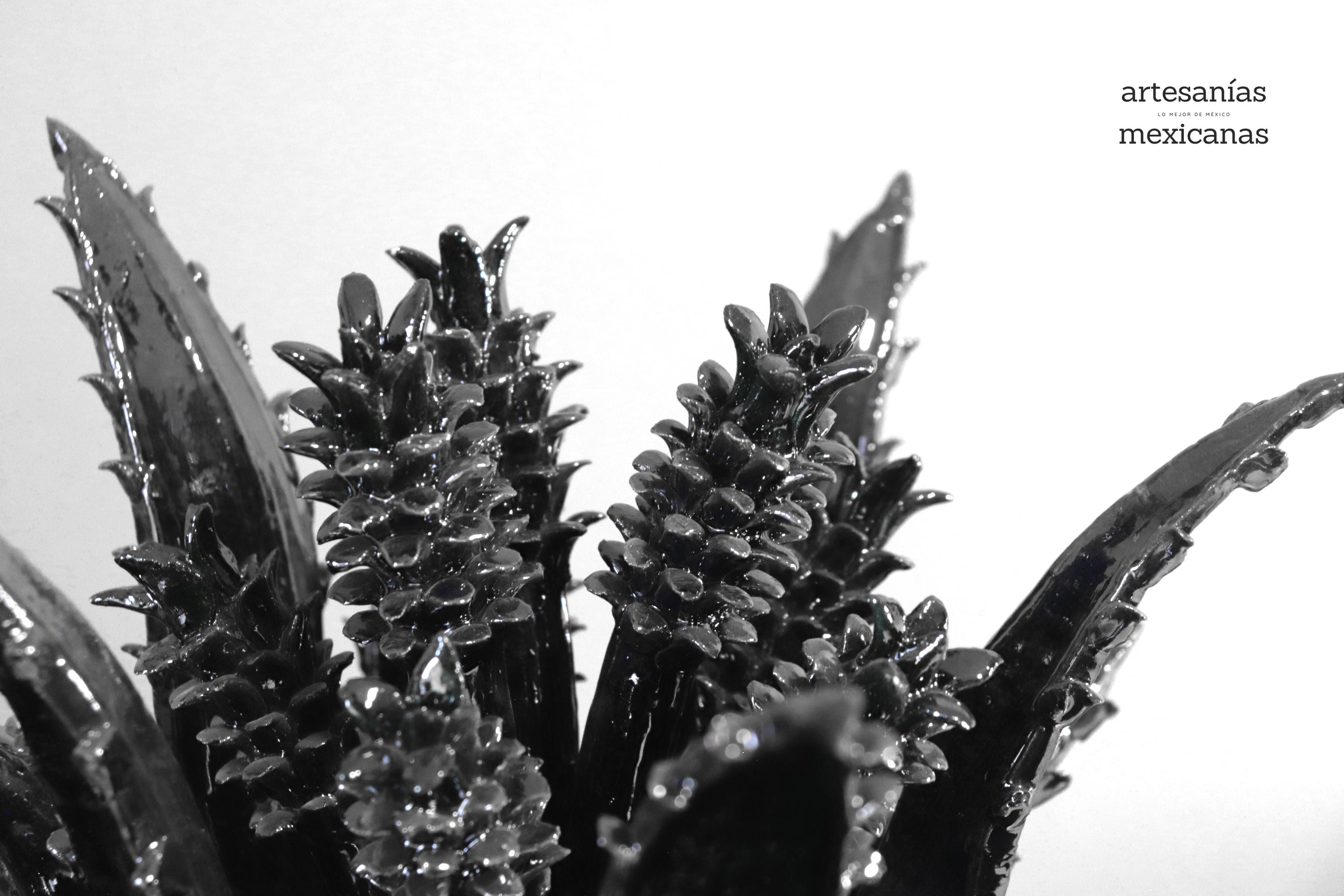 Michoacán Clay Pineapple - Pinkles Blue - 41 in. - Made to Order Chema SJG