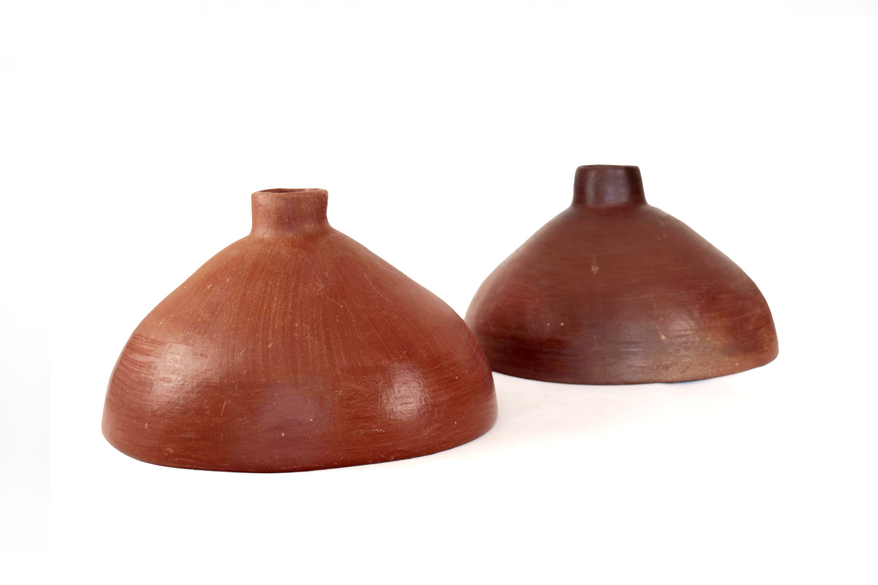 Tall Lamp Shade Clay Handcrafted - 11.2 in. Atzompa