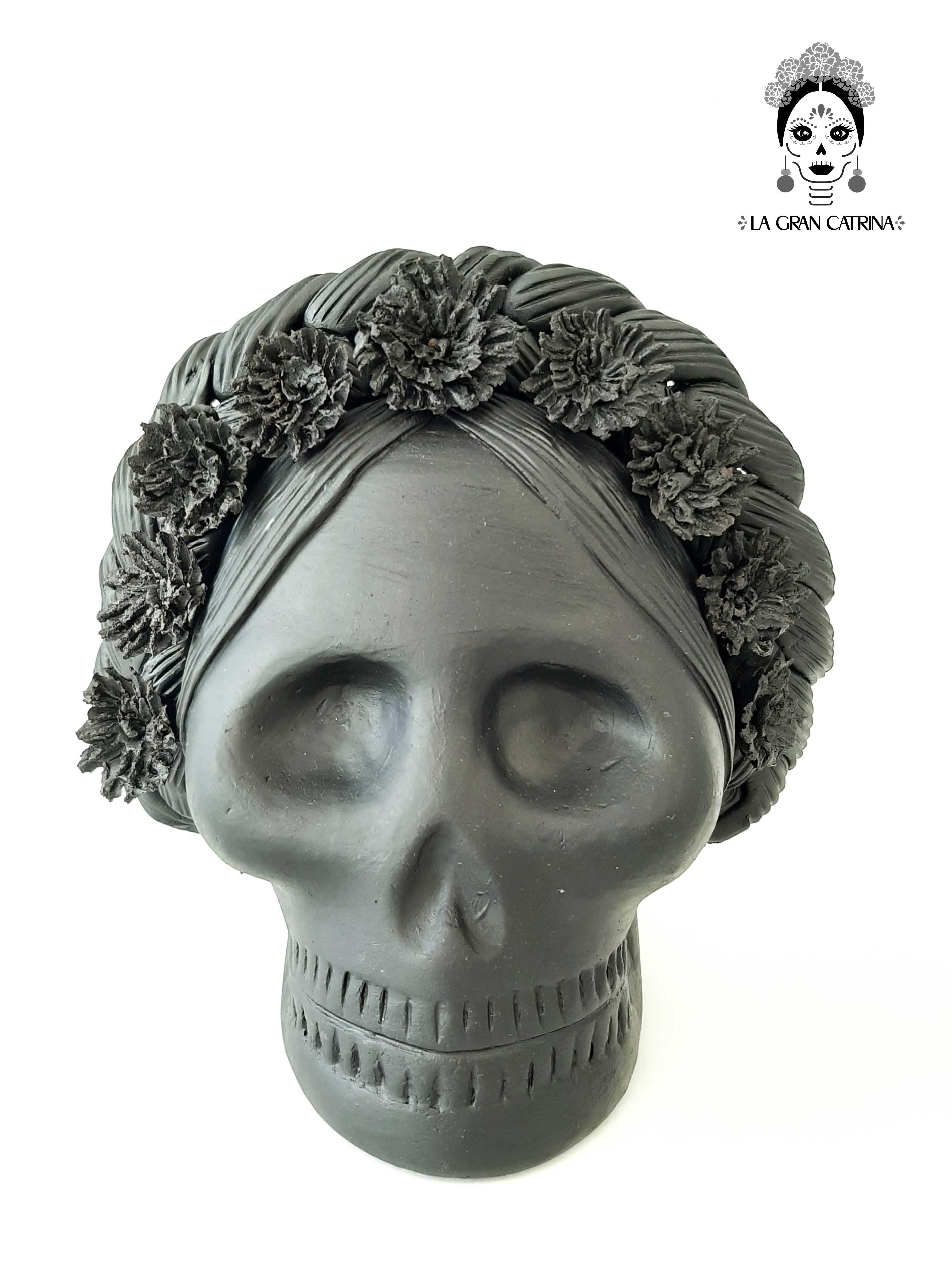 Planter black large Style Catrina Brenda Capula