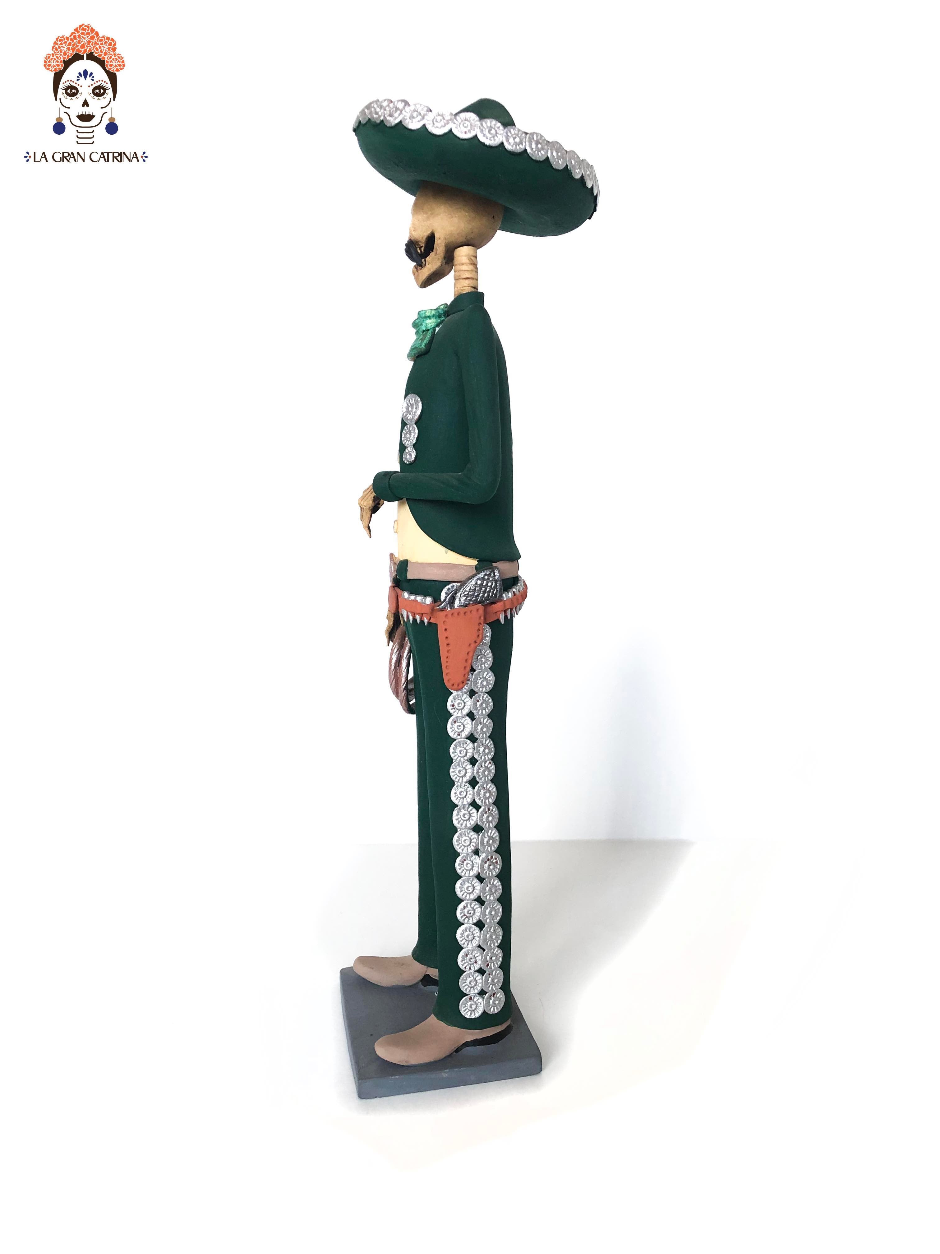 Pair of Catrines Charros - 15 in. Adan
