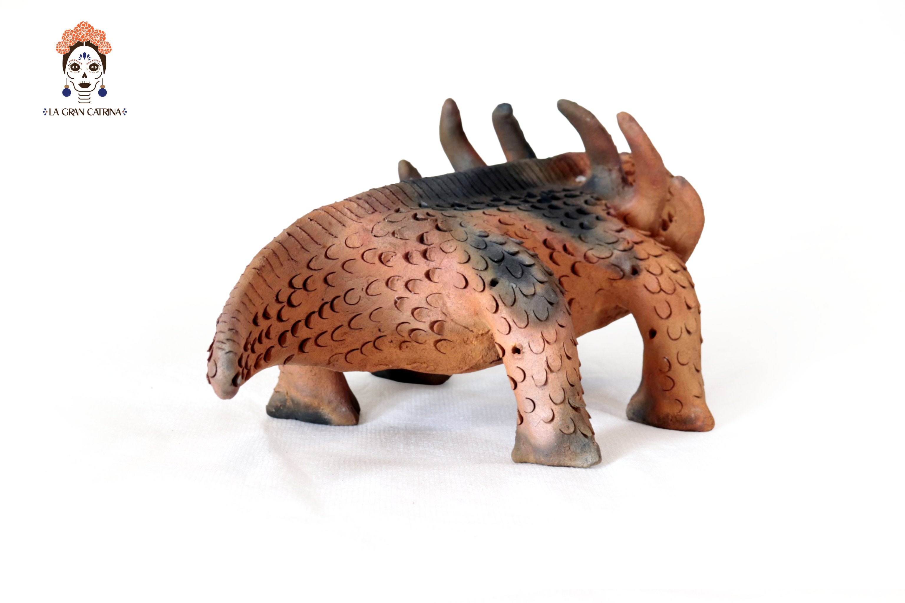 Axolotl of Natural Clay - 15.7 in. - in. Production Zipiajo