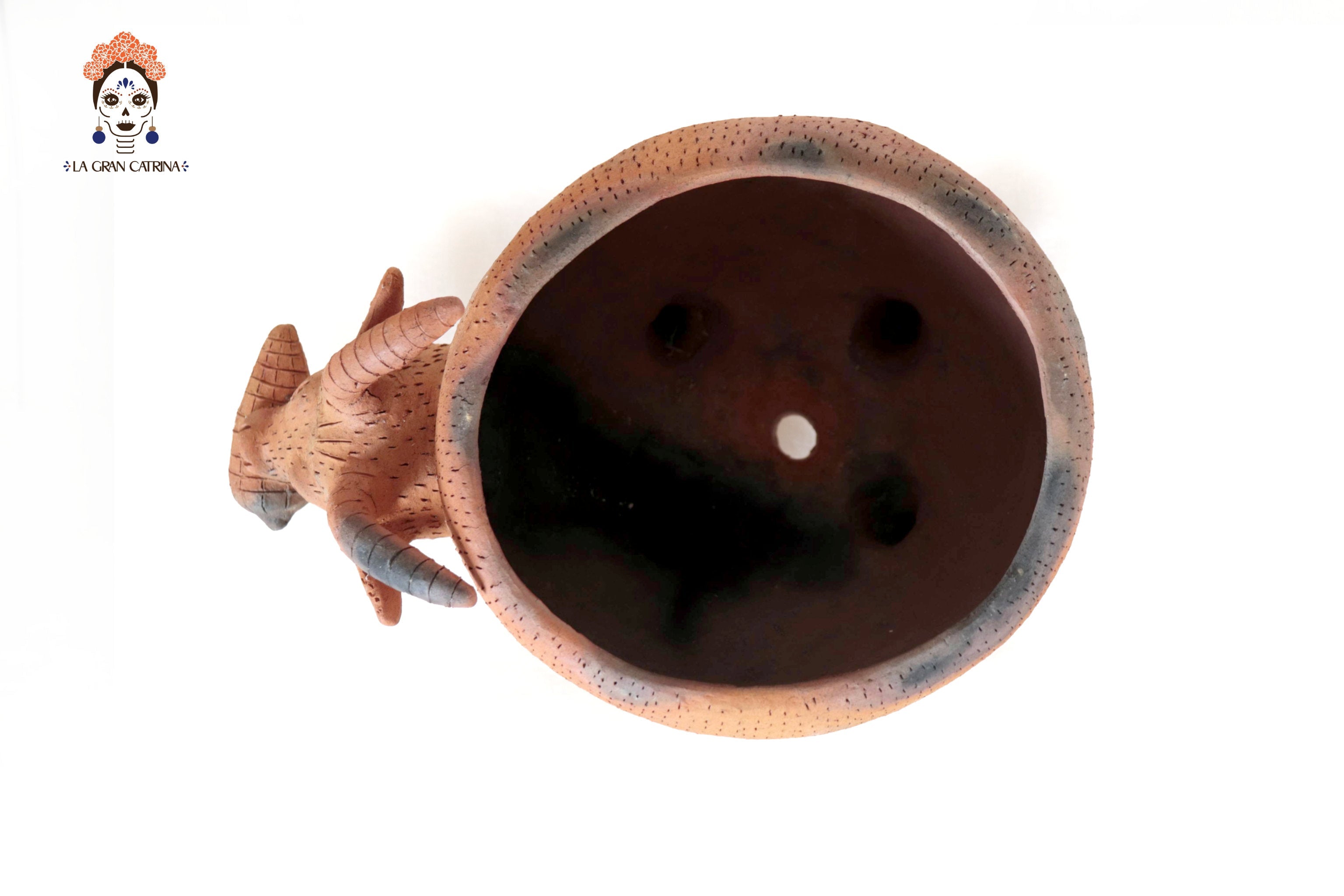 Impala Planter of Natural Clay - 12 in. Zipiajo