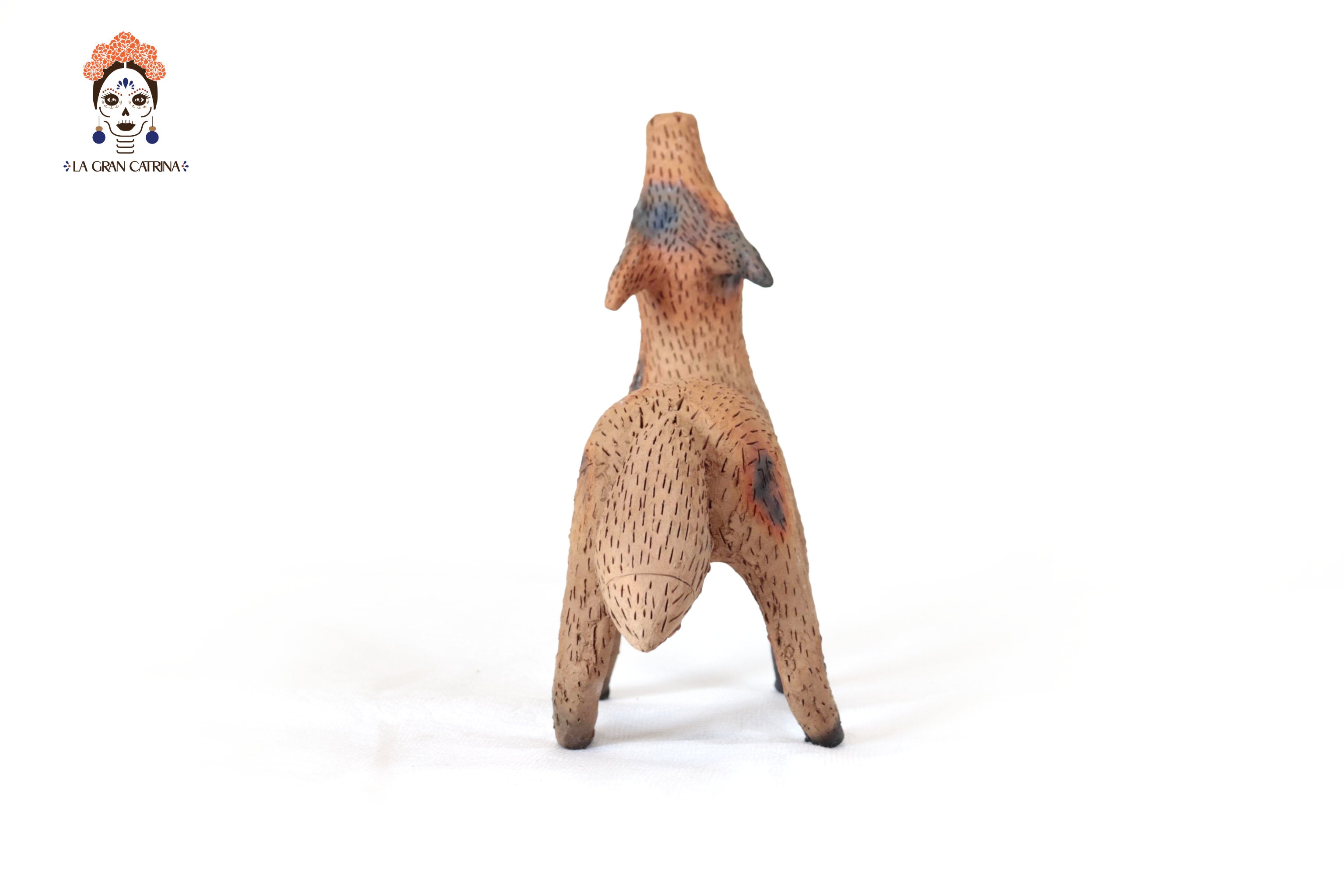 Coyotes of Natural Clay - 12.2 in. Zipiajo