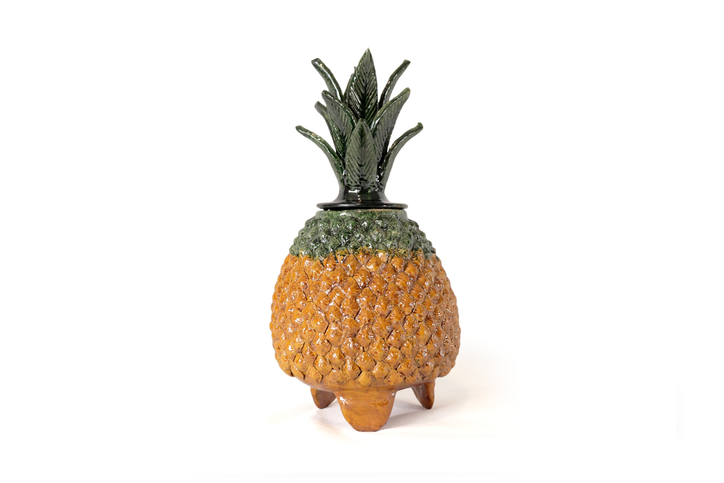 Michoacán Clay Pineapple - Pineapple natural - 18 in. Juan Gtz