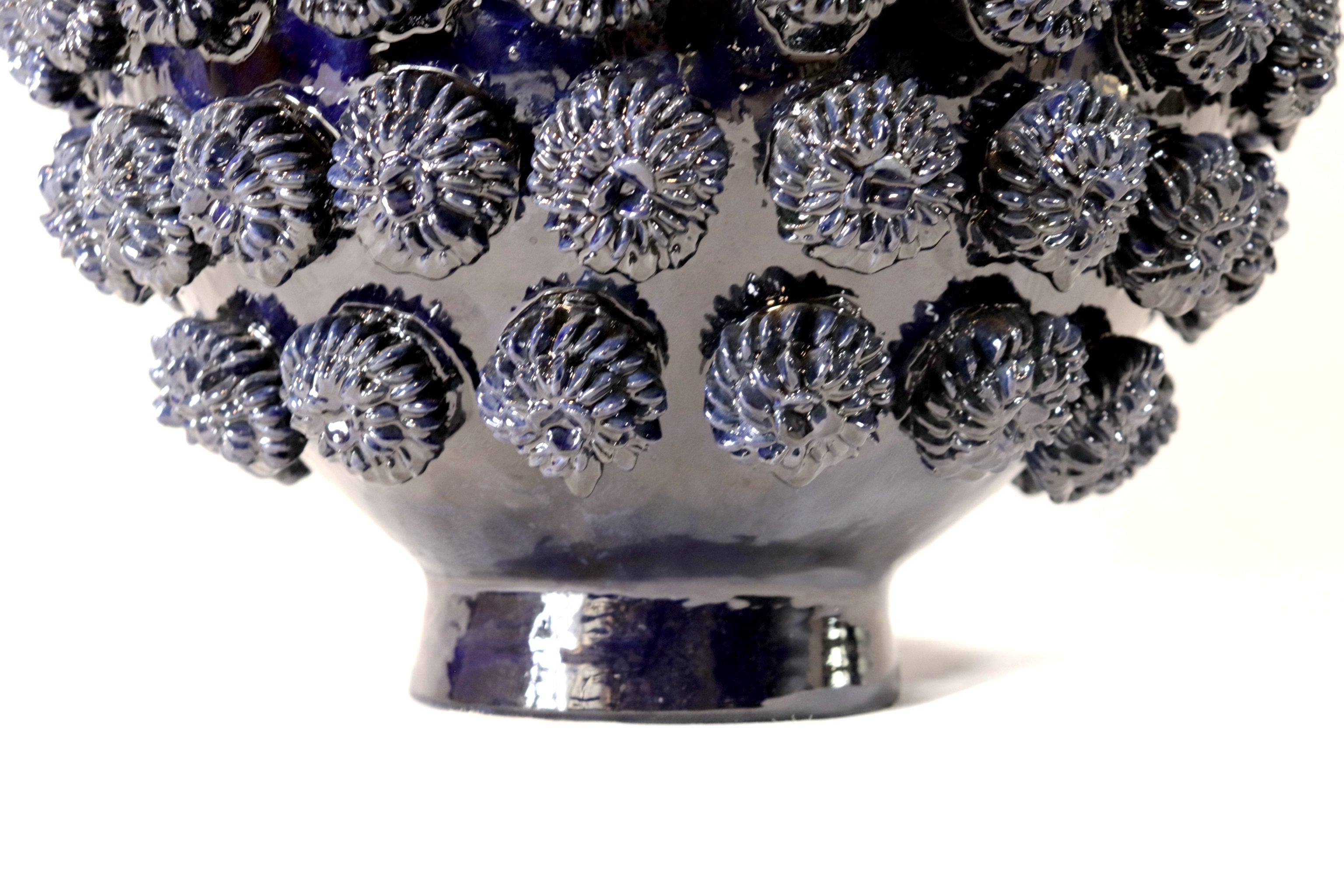 Michoacán Clay Pineapple - Pinkles Blue - 27.7 in. Chema SJG
