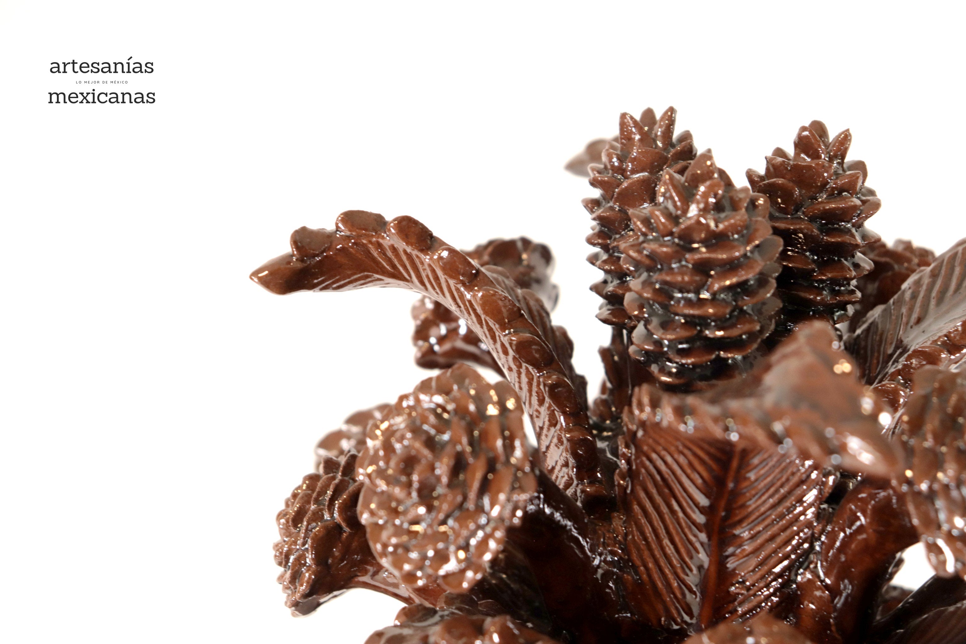 Michoacán Clay Pineapple - Pinkles brownes - 26 in. - Made to Order Juan Gtz