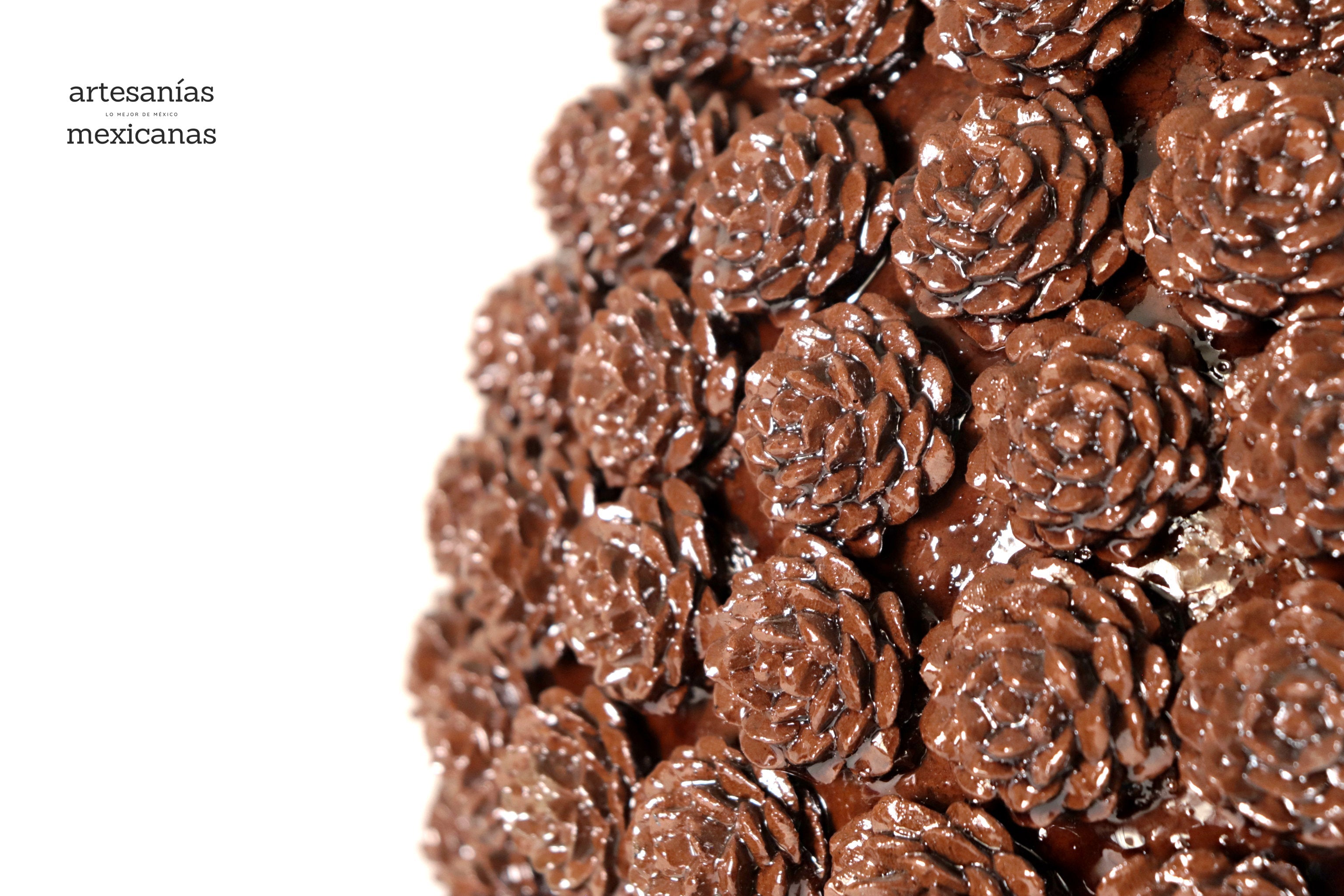 Michoacán Clay Pineapple - Pinkles brownes - 26 in. - Made to Order Juan Gtz