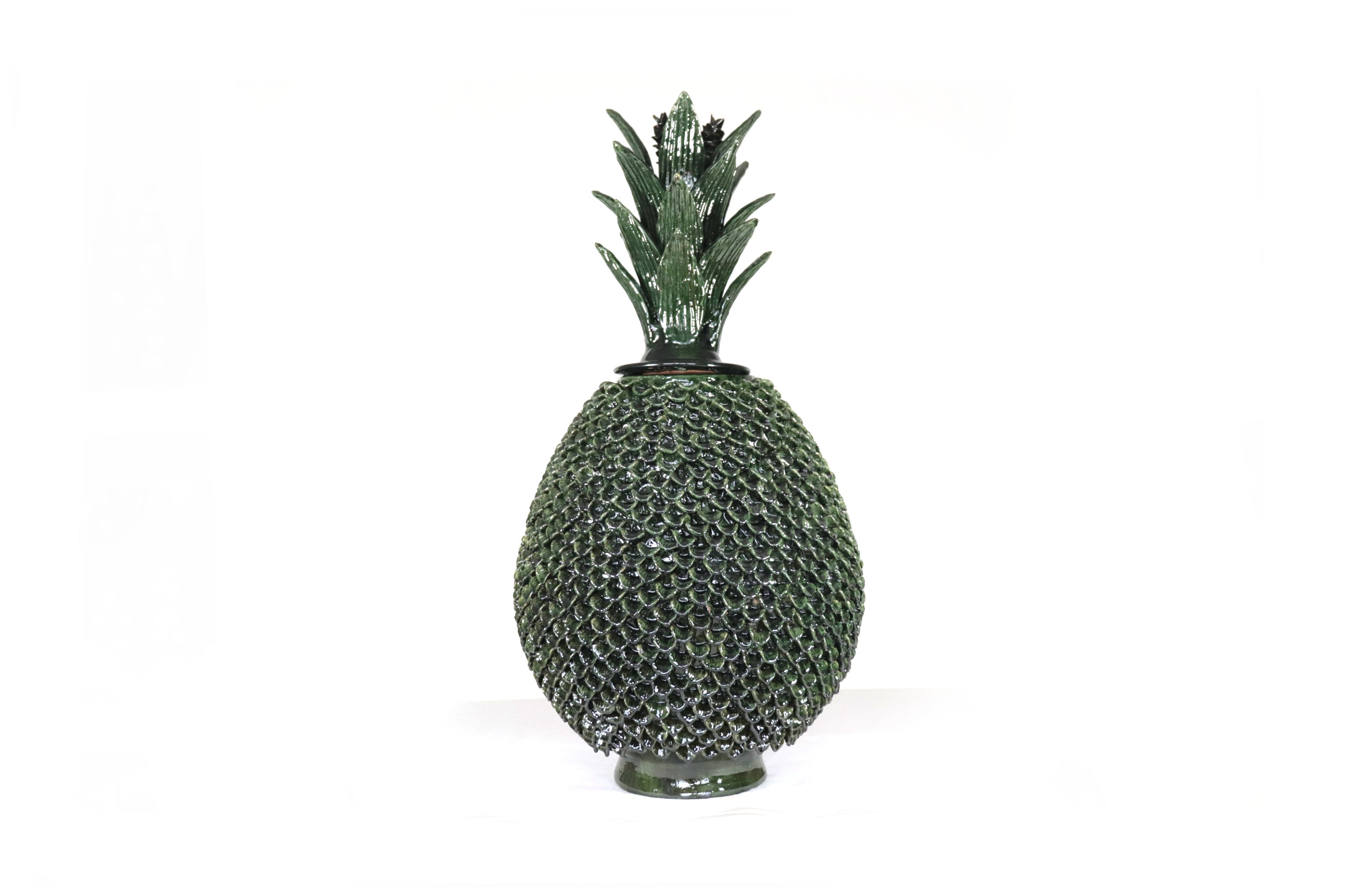 Michoacán Clay Pineapple - 26 in. - Petals Greens Juan Gtz