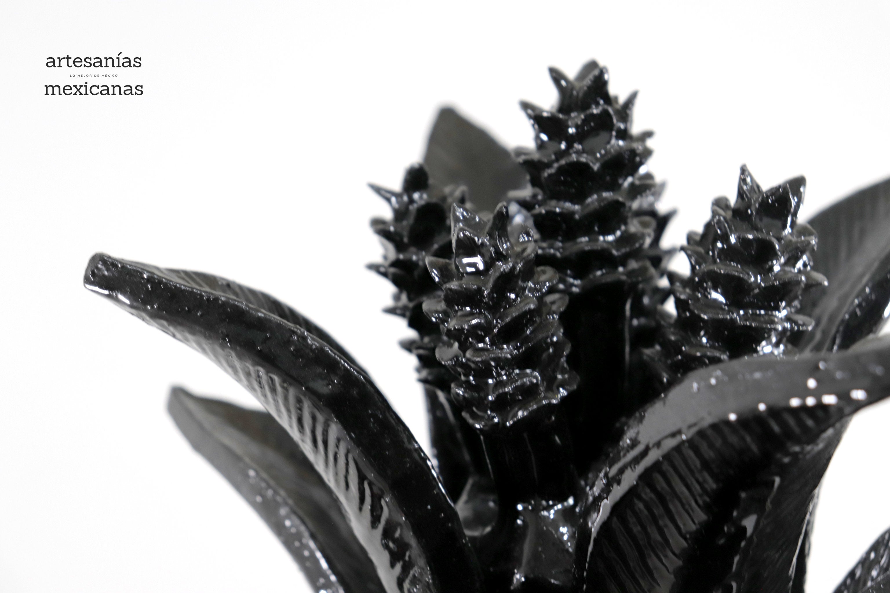 Pineapple black with Flowers - 36 in. Juan Gtz