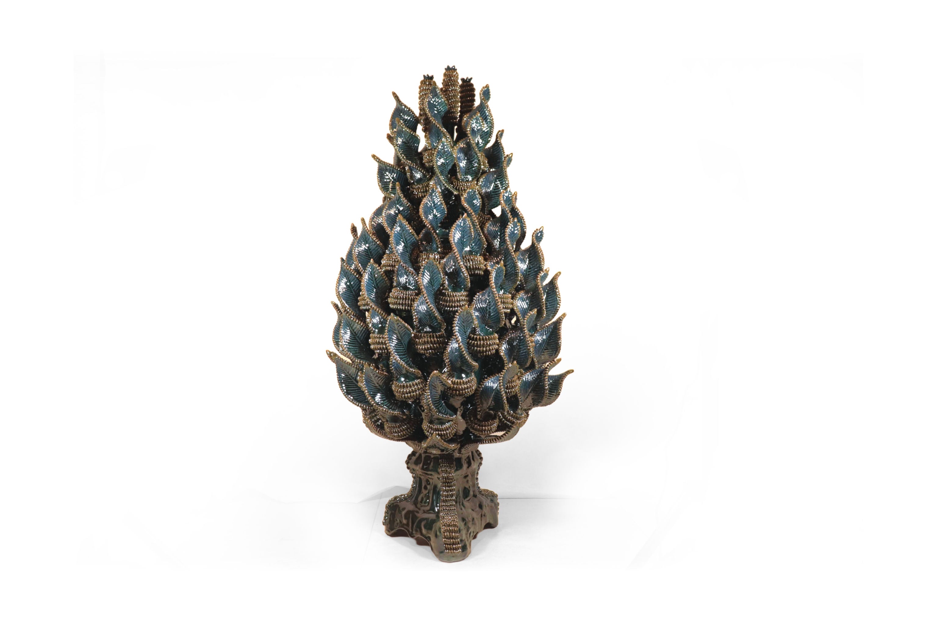 Michoacán Clay Pineapple - Alga Marina - Piece Contest - 36 in. Chema SJG