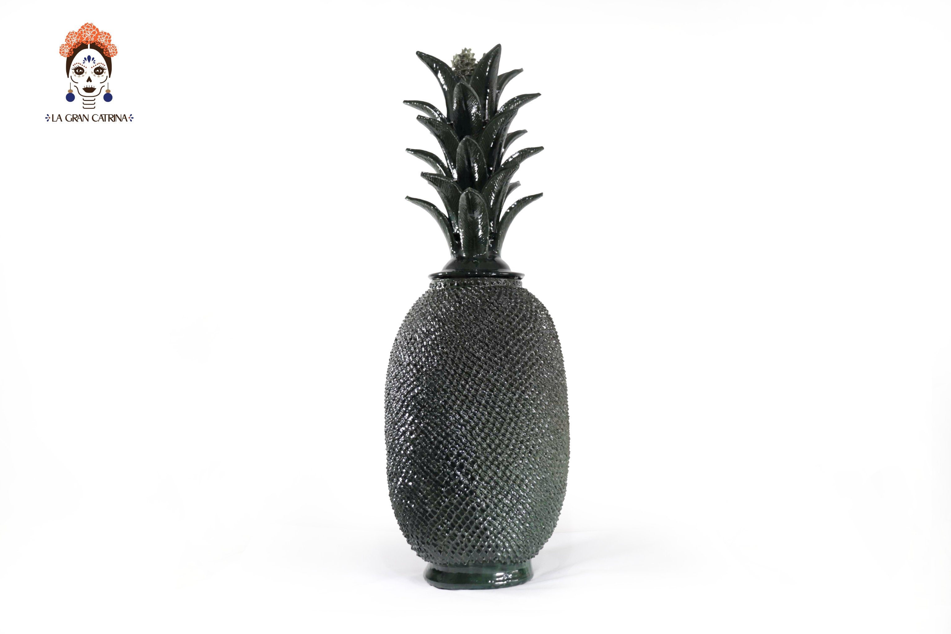 Green Pineapple with Spikes obscuro - 36 in. - Made to Order Juan Gtz