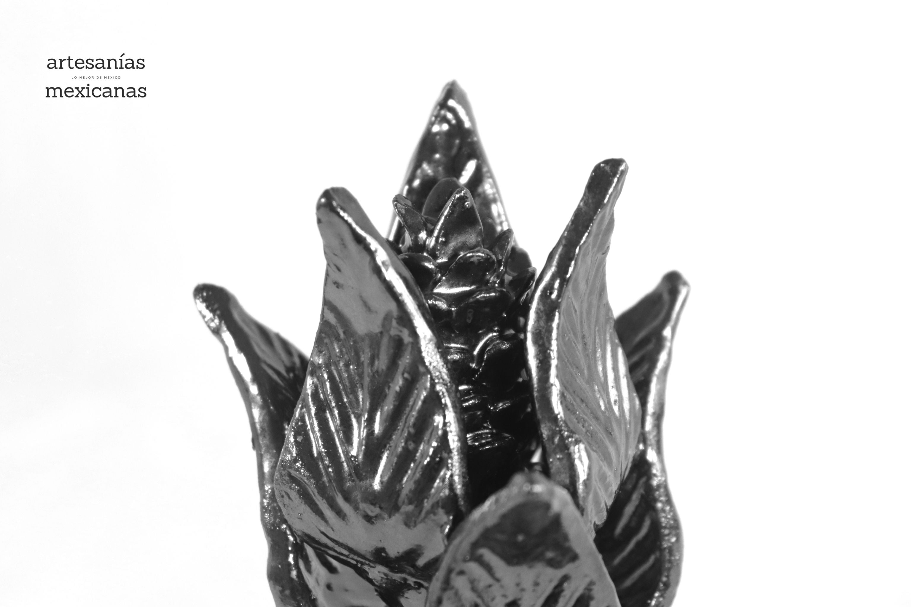 Small Pineapple Black with Spikes - 8.5 in. Juan Gtz