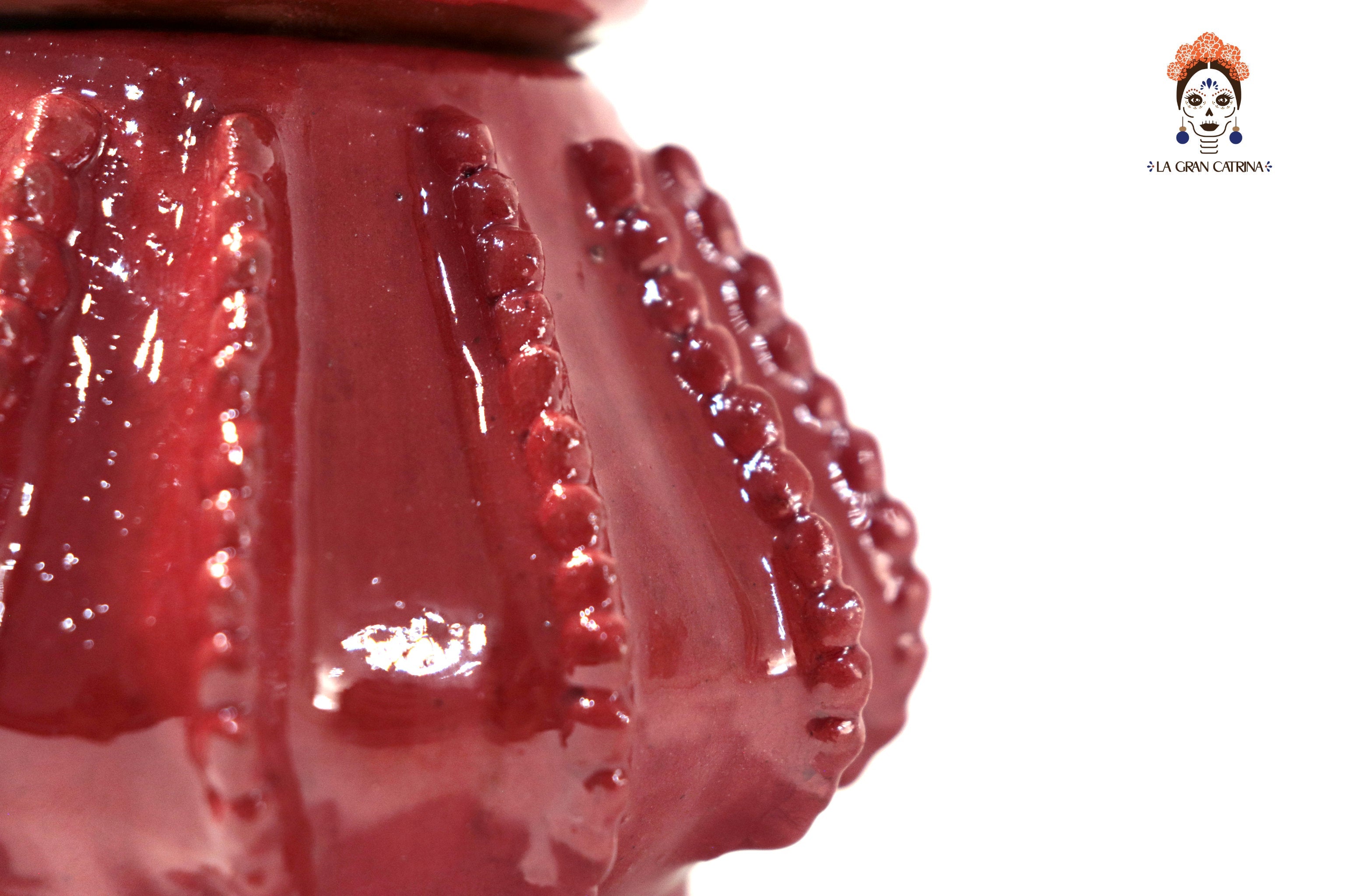 Red Barrel Cactus Pineapple Glazed Clay - 7.7 in. Juan Gtz