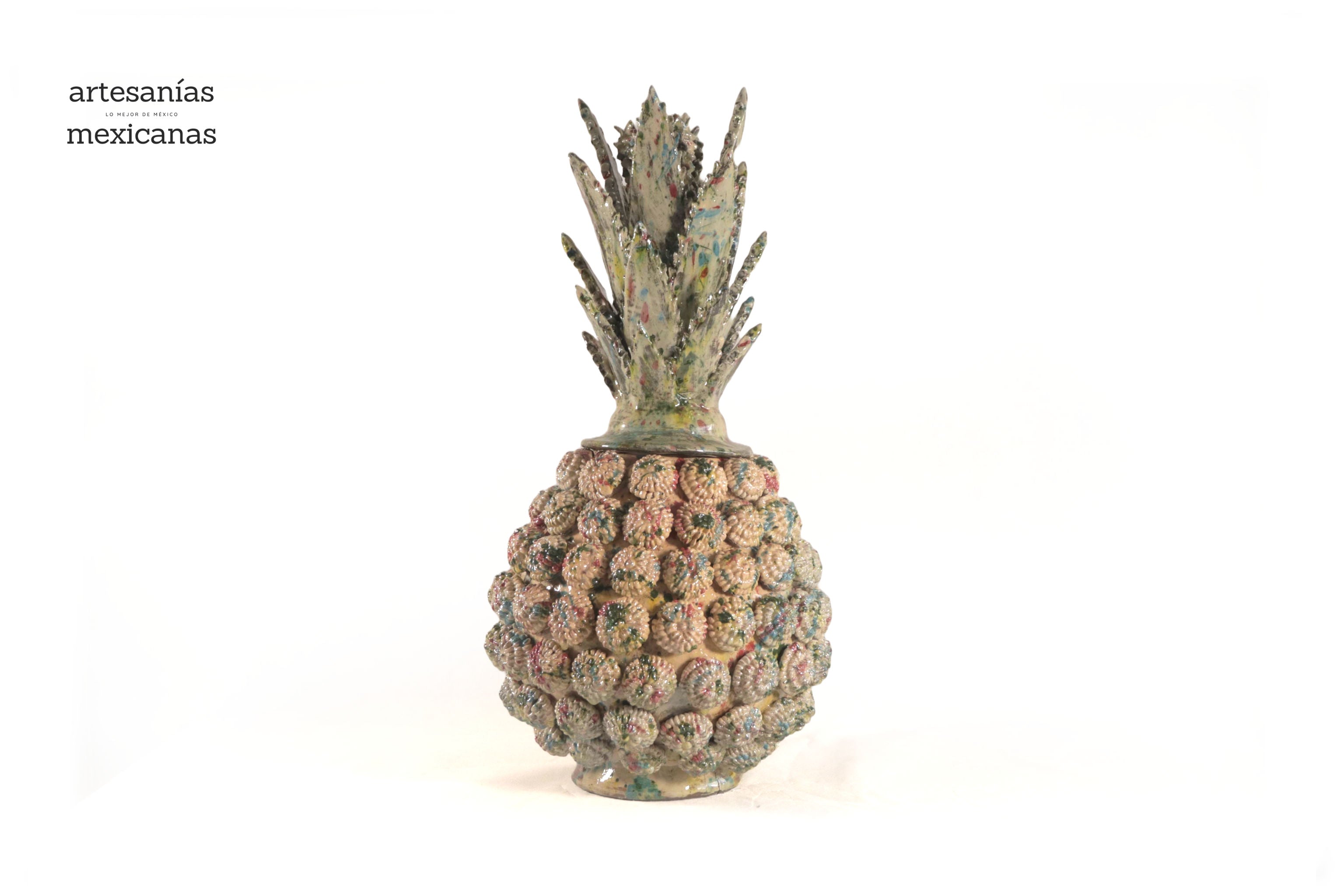 Pineapple of Pinklitos -Splashed - 20 in. - Made to Order Aristeo Gtz