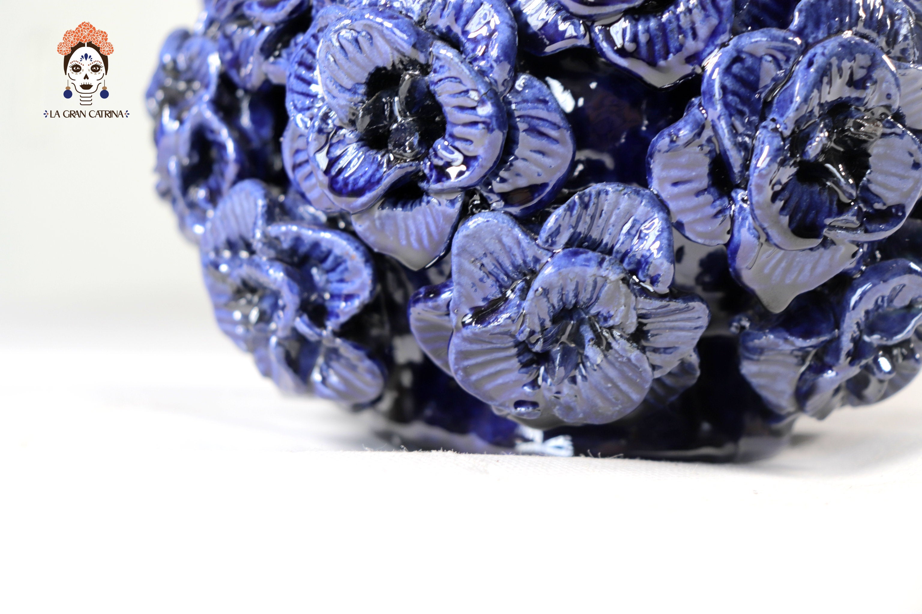 Blue Pineapple of Roses - 11.4 in. Celia SJG