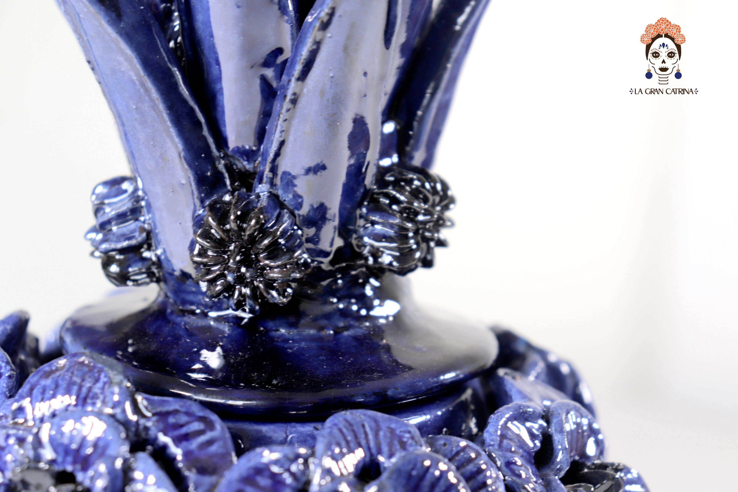 Blue Pineapple of Roses - 11.4 in. Celia SJG