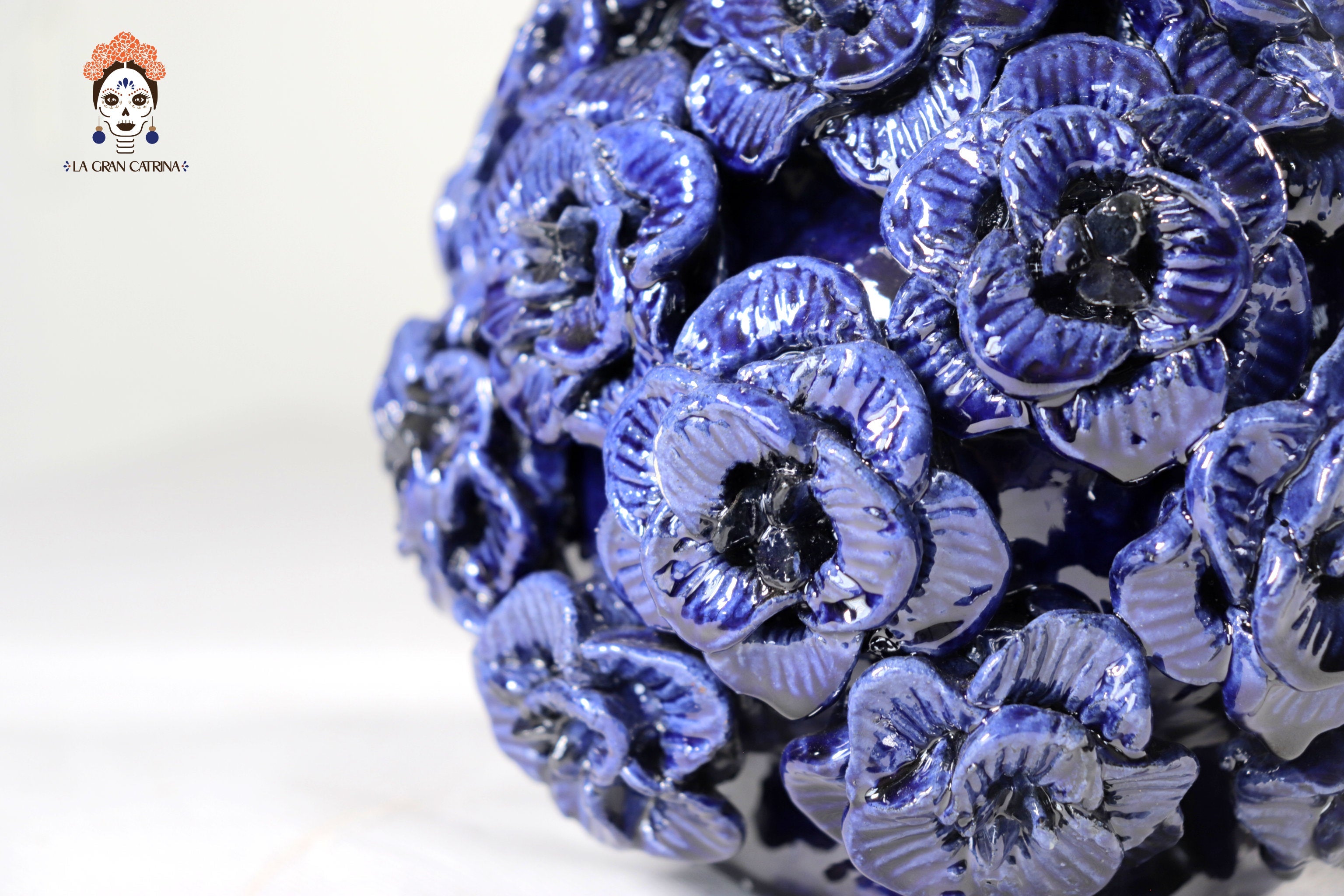 Blue Pineapple of Roses - 11.4 in. Celia SJG