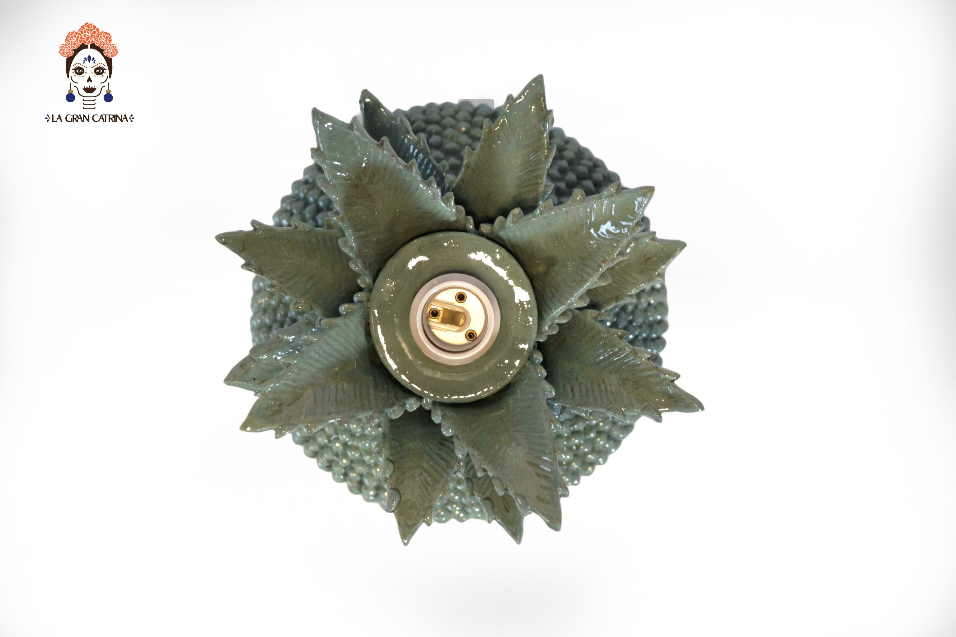 Lamp of Michoacán Clay Pineapple - 17 in. Juan Gtz