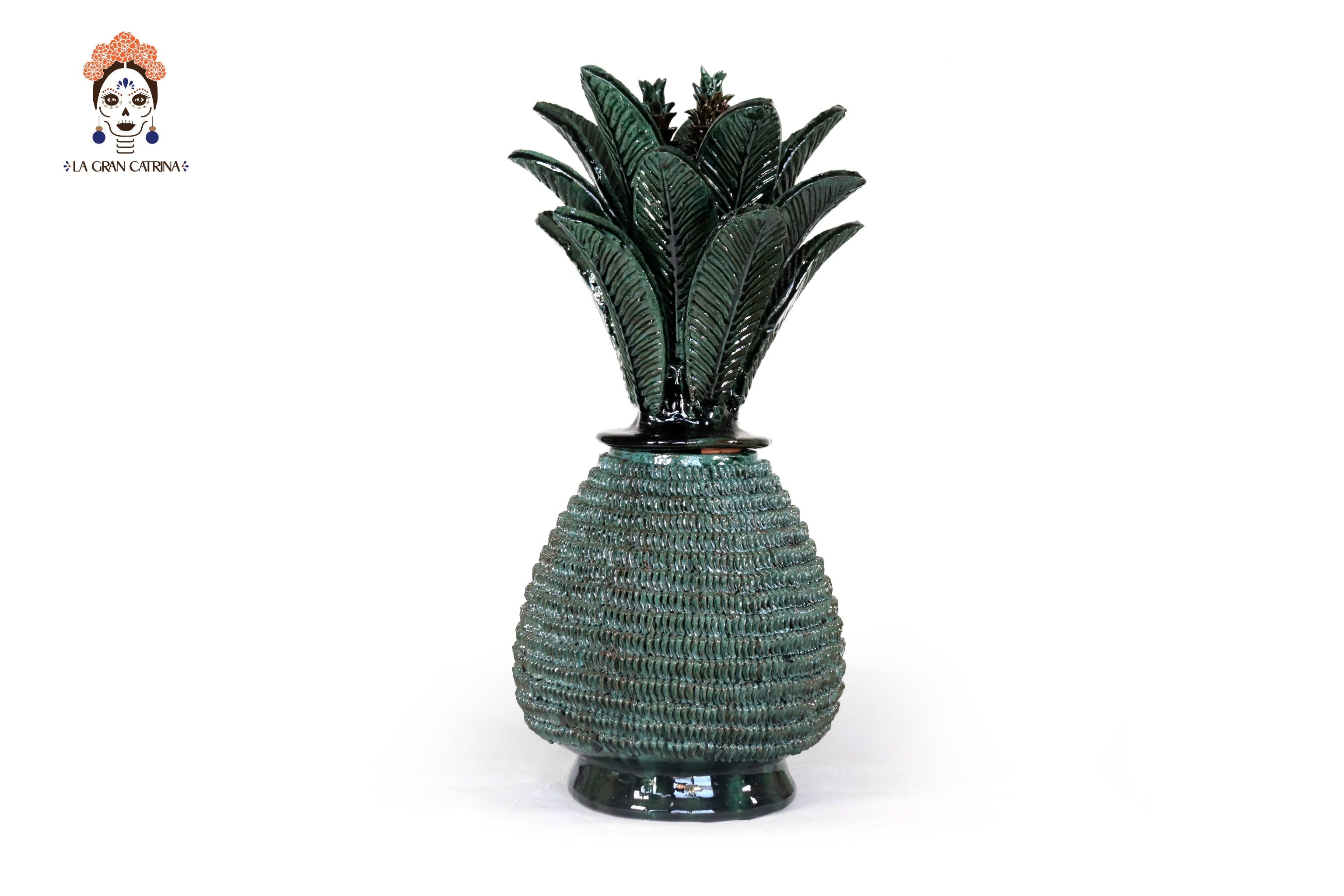 Pineapple of green fine dotted - 20 in. Chema SJG