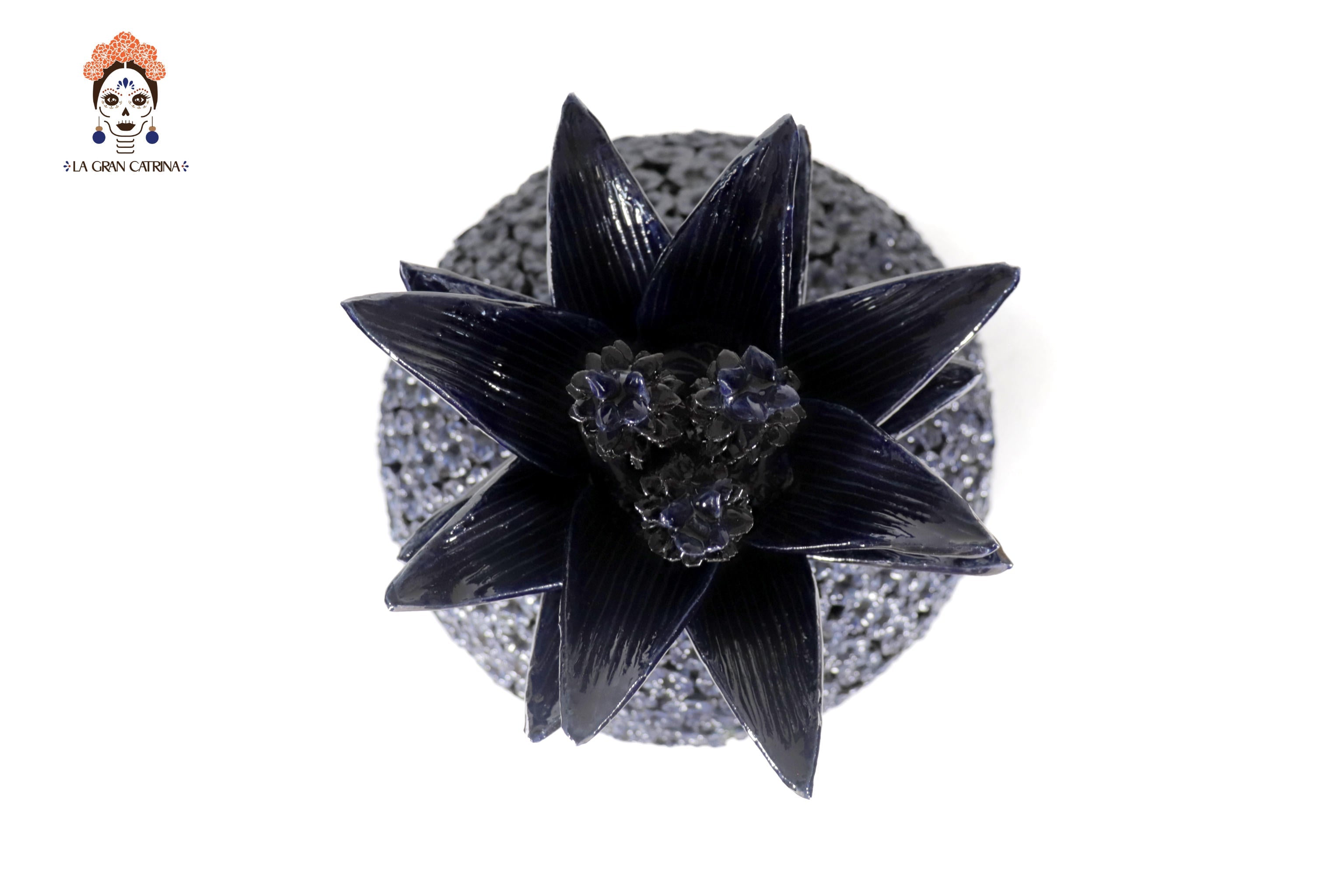 Pineapple of Disco - Flowers Blue - 19.6 in. Chema SJG