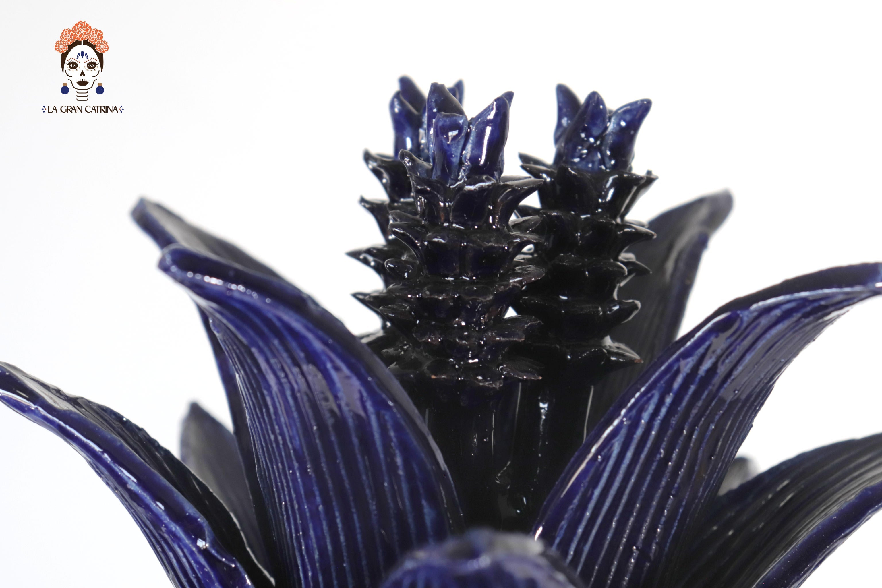 Pineapple of Disco - Flowers Blue - 19.6 in. Chema SJG