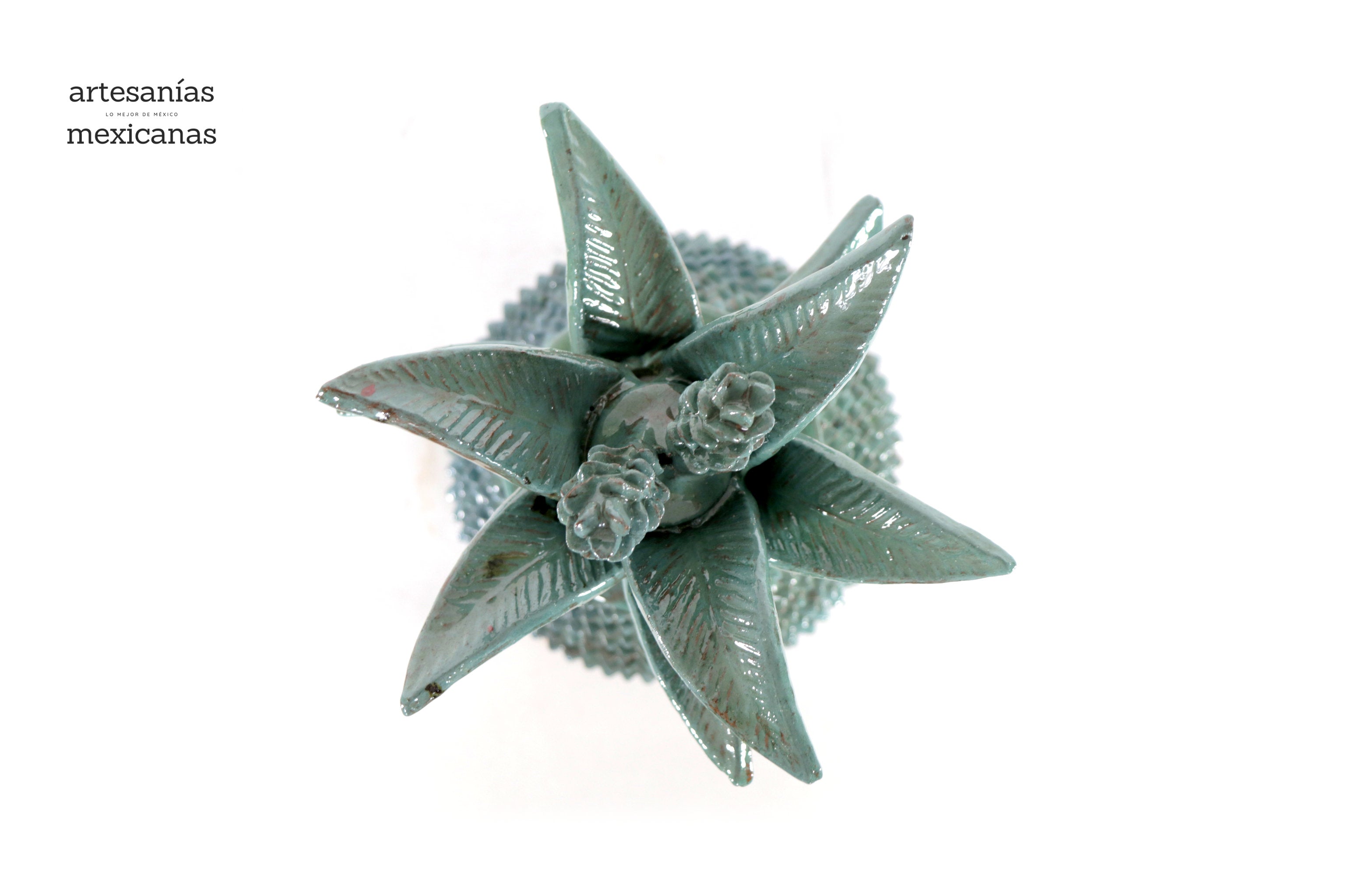 Turquoise Pineapple with Spikes - 16 in. - Made to Order Juan Gtz