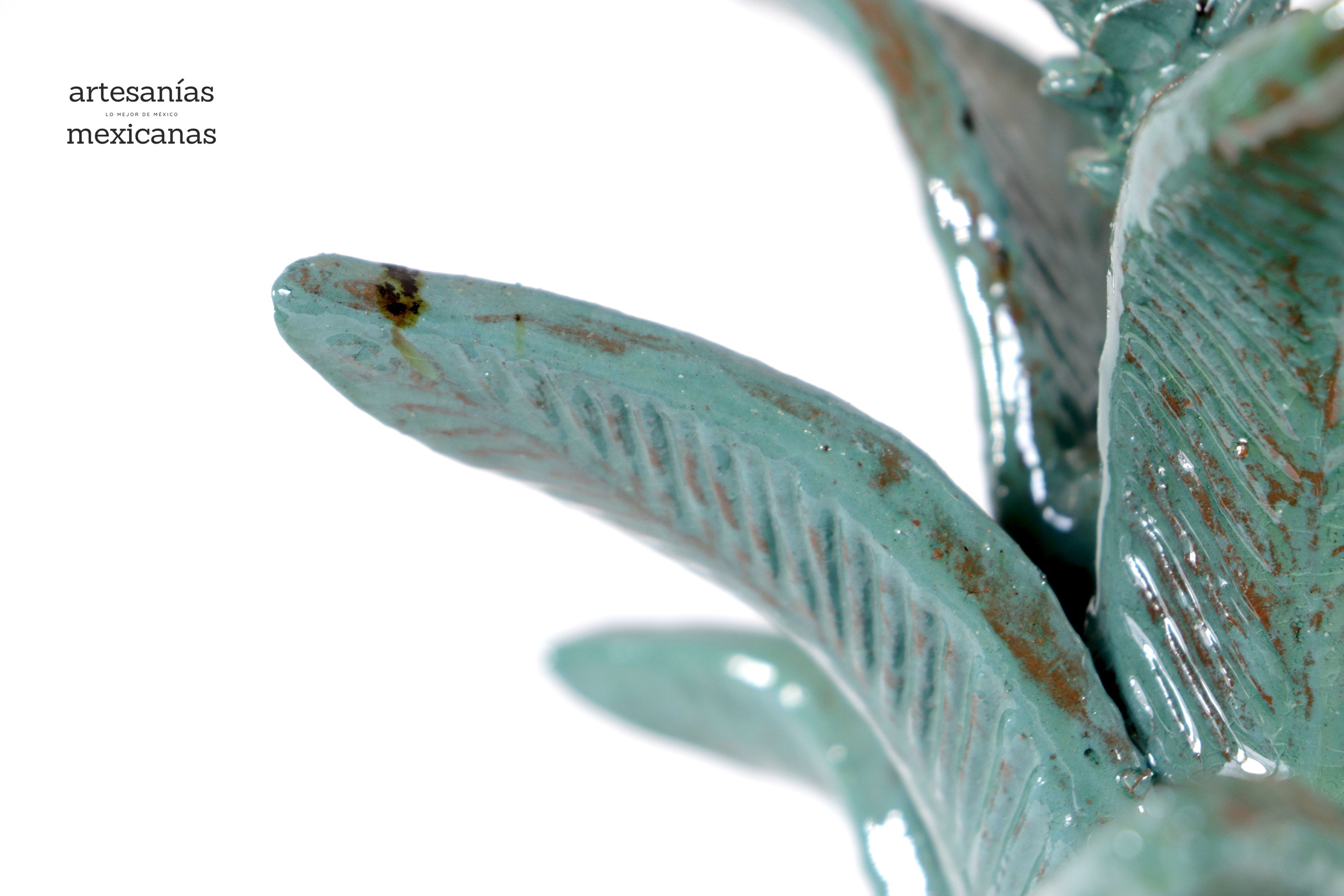 Turquoise Pineapple with Spikes - 16 in. - Made to Order Juan Gtz