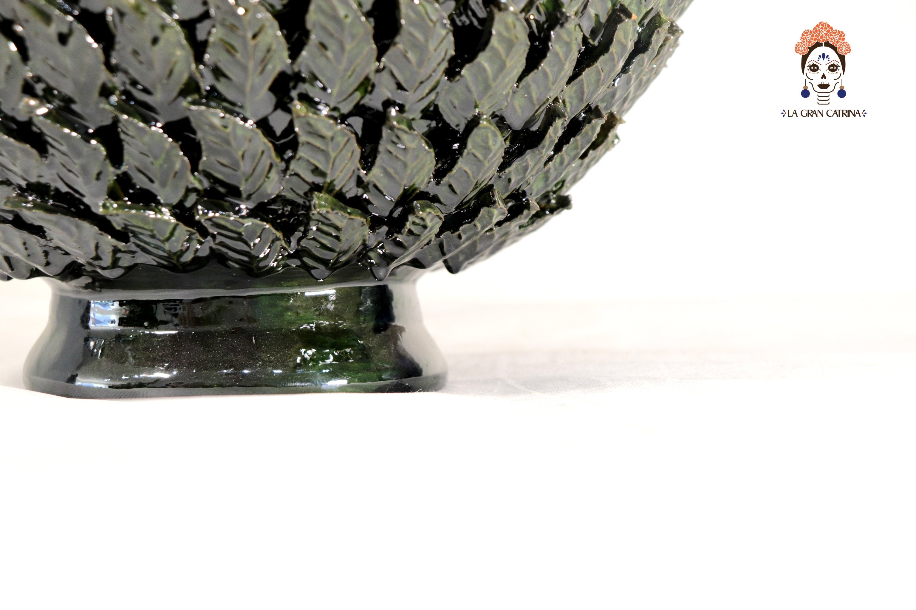 Michoacán Clay Pineapple - 27.5 in. - Green Juan Gtz