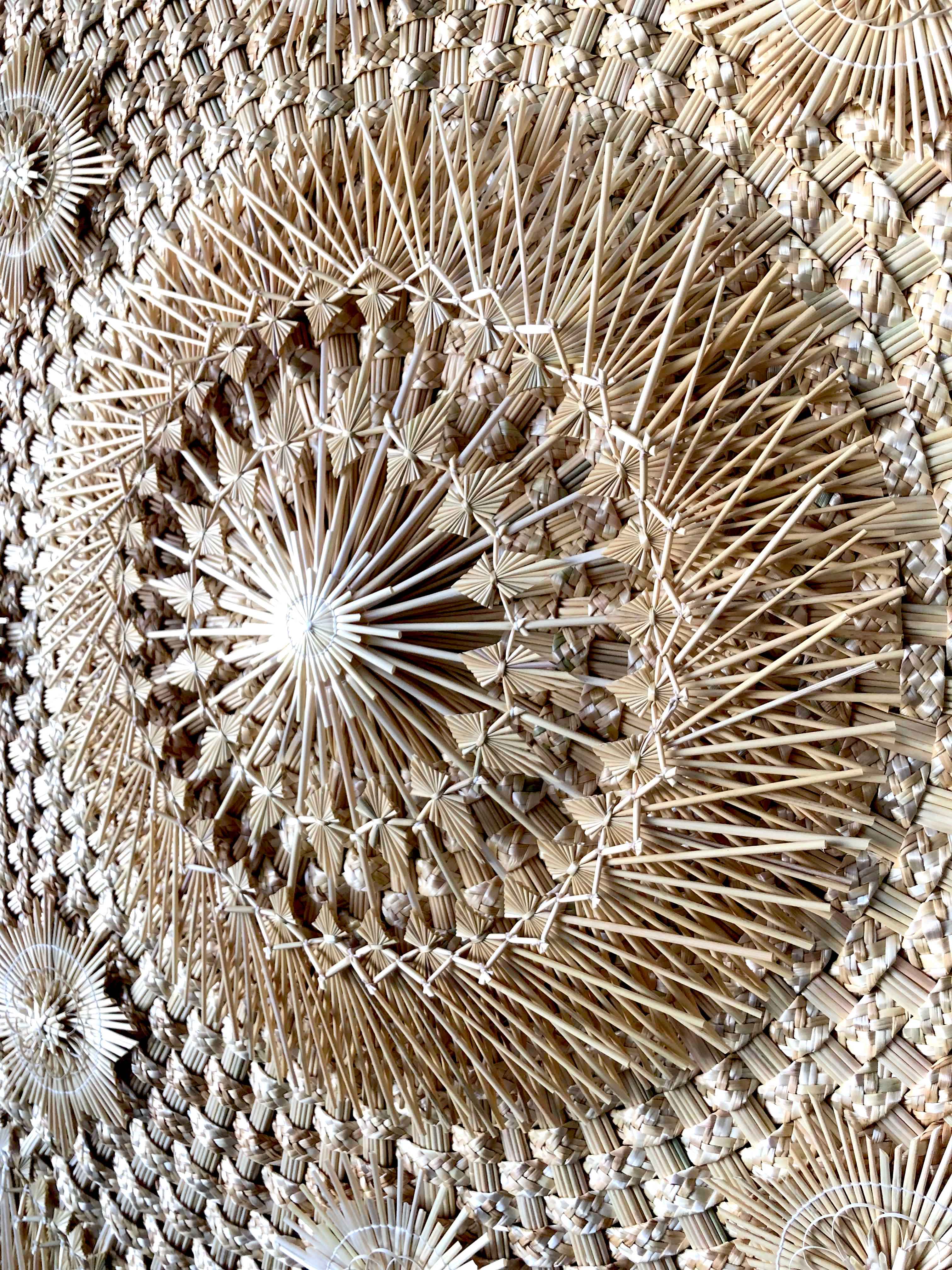 Wheat Straw Wall Circle - Fortaleza - 40 in. Panikua