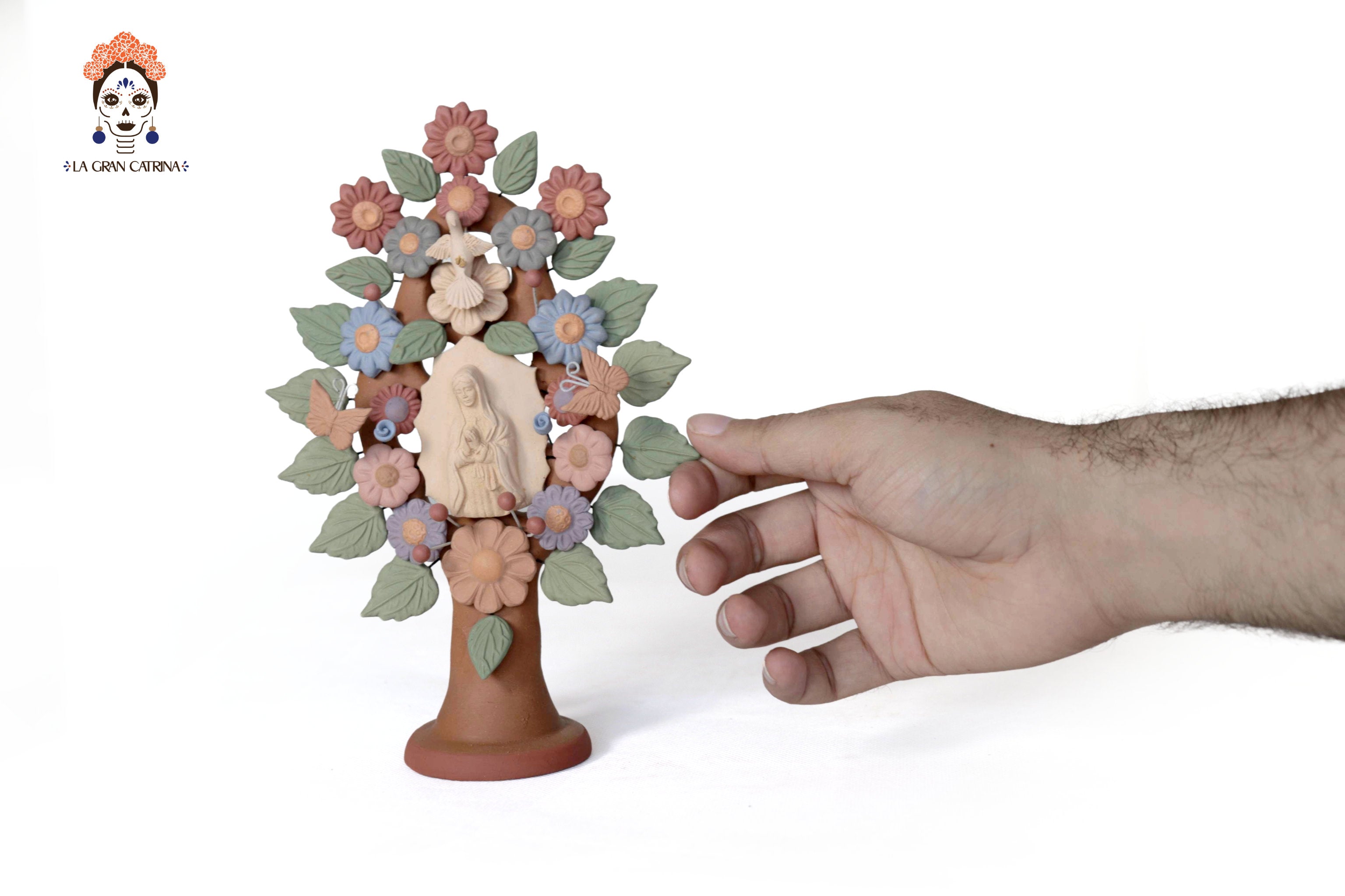 Tree of Life Virgin of Guadalupe - 7.8 in. Cecilio