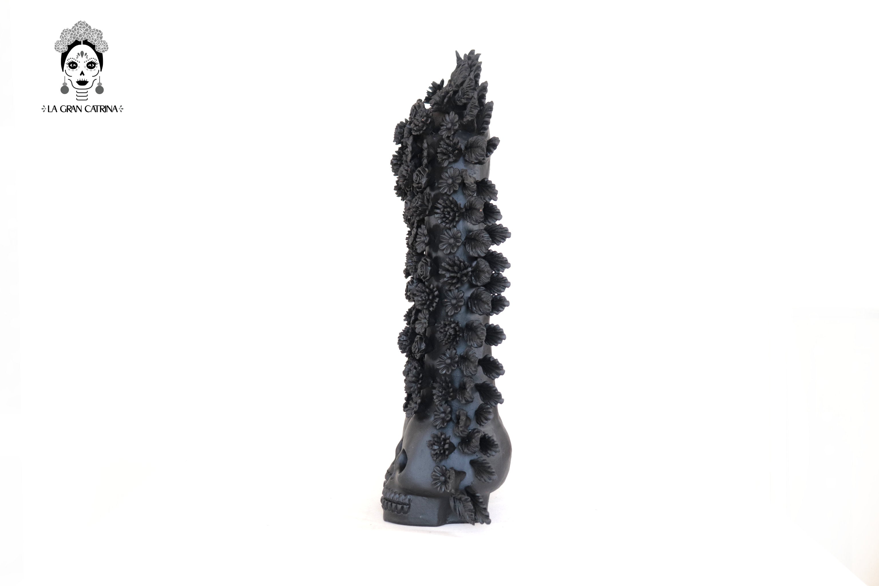 Arch black of skulls and flowers - 16.5 in. Misael Jacobo