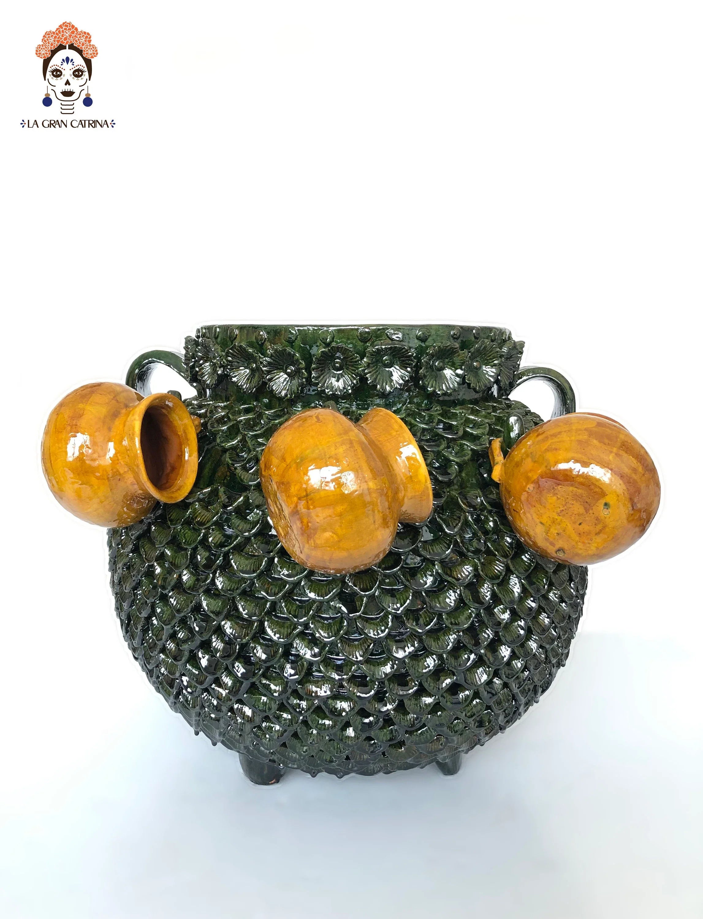 Ponchera with jarritos Clay - 32 in. - Made to Order Juan Gtz