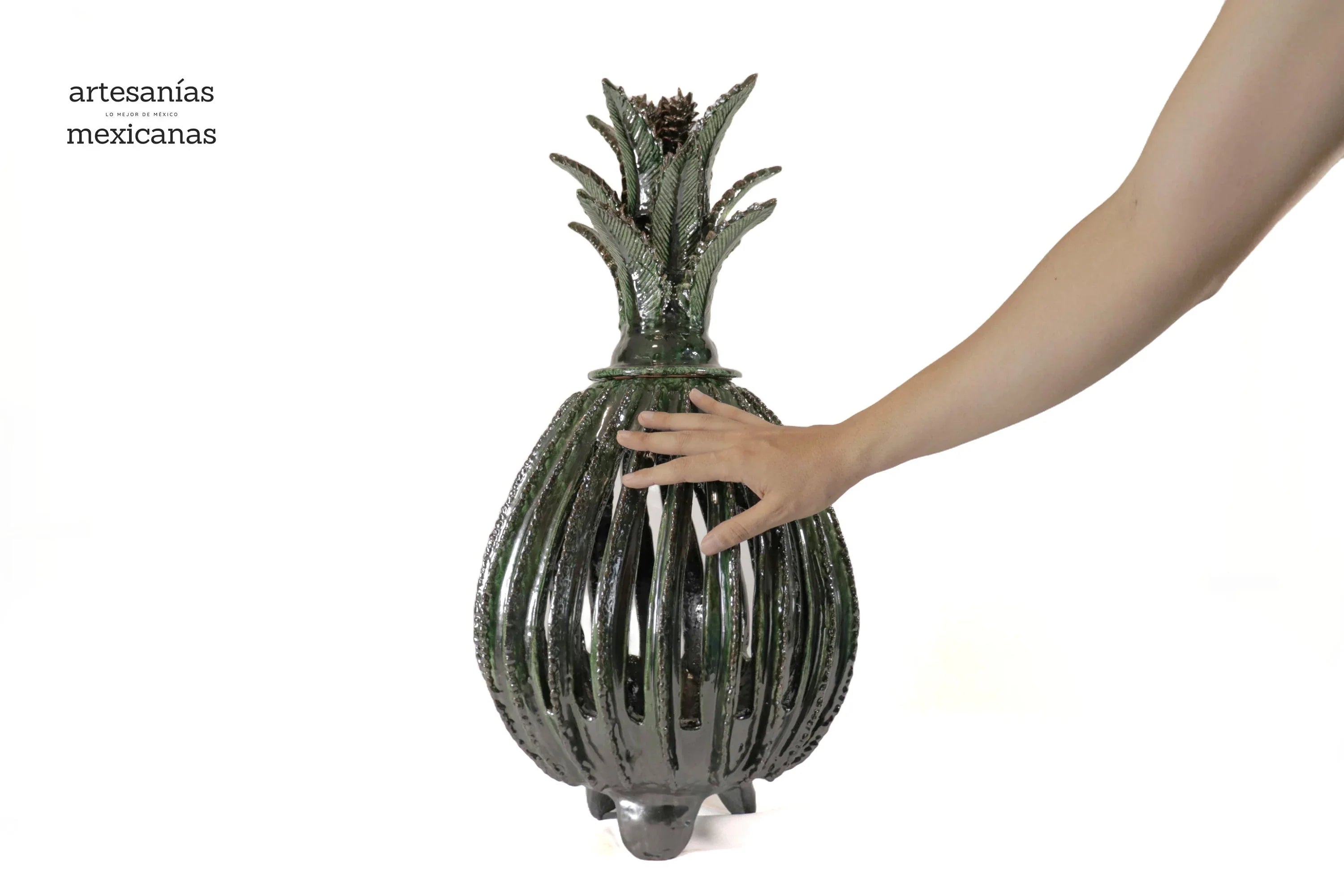 Lamp Michoacán Clay Pineapple - 26 in. - Made to Order Juan Gtz