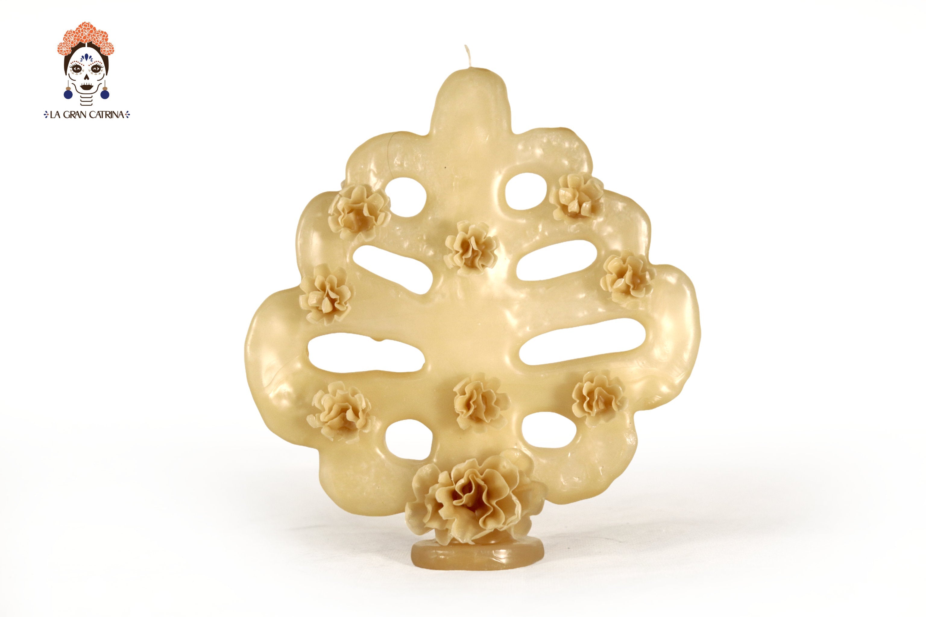 Sculpted Candle - Tree Life - 7 in. Viviana