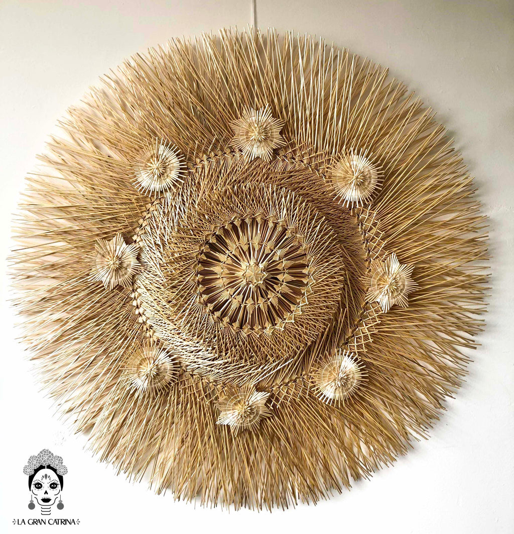 Wheat Straw Wall Circle - 40 in. Panikua