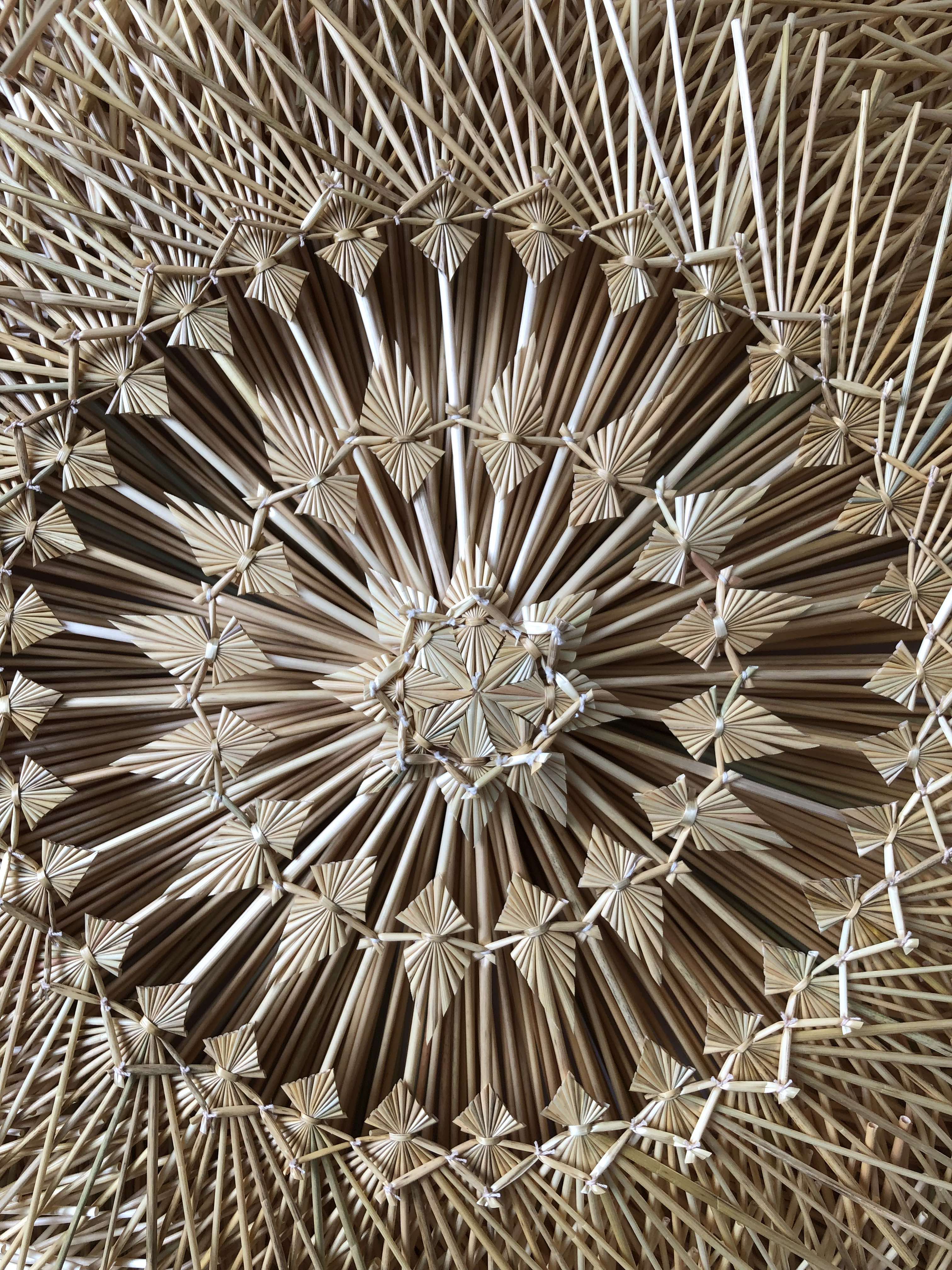 Wheat Straw Wall Circle - 40 in. Panikua