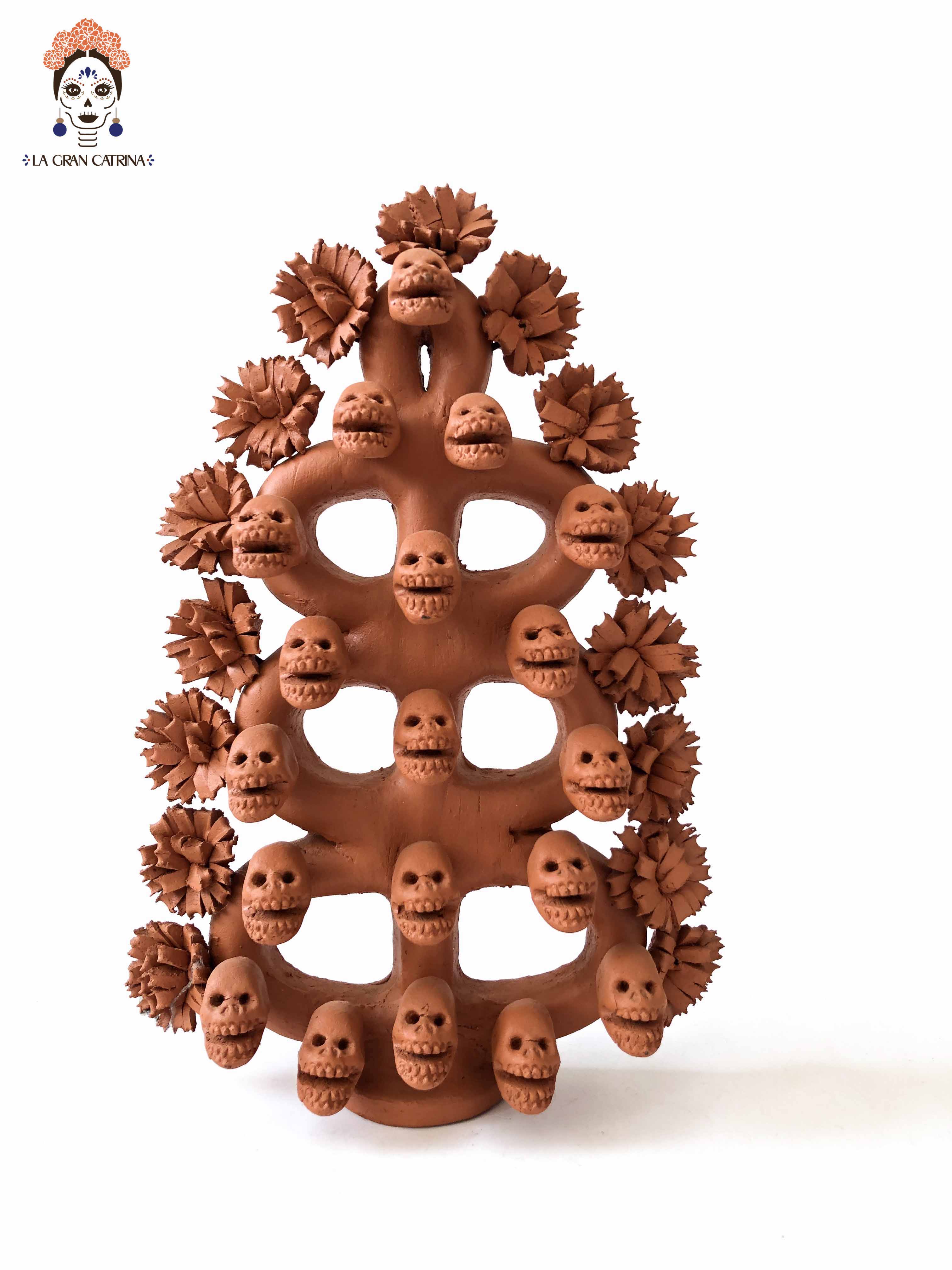 Offering Day of the Dead - Natural Clay Lizbeth Cruces