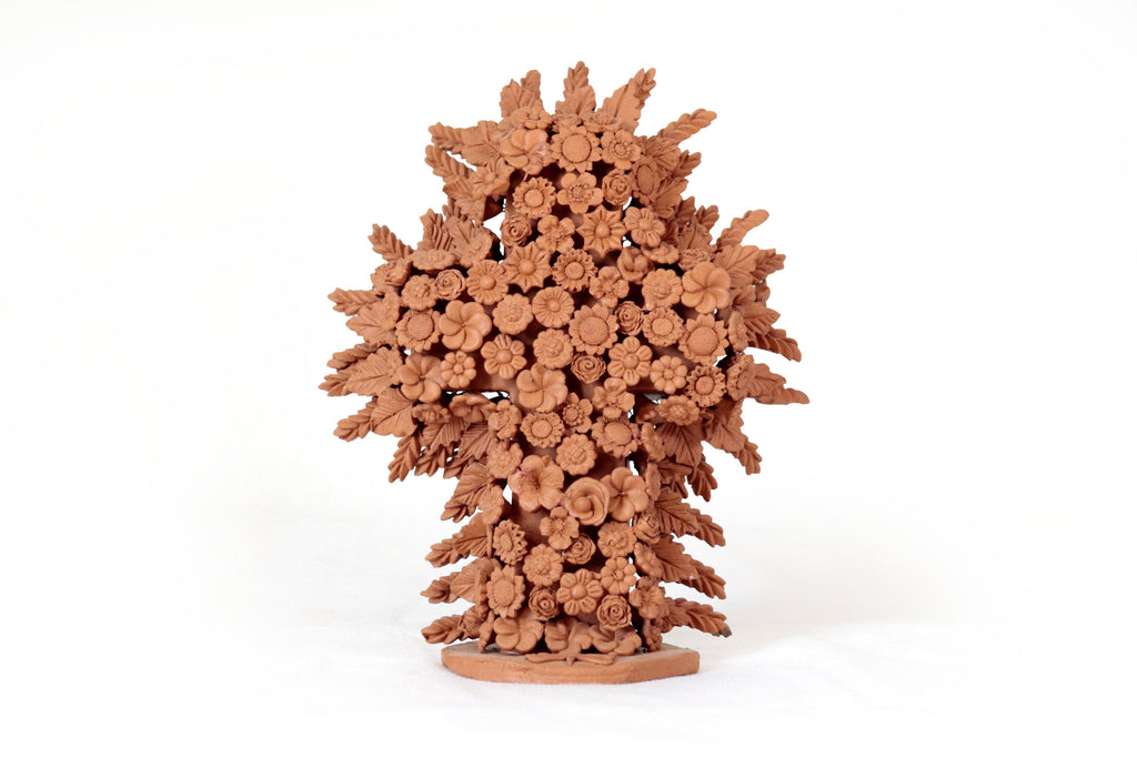 Tree of Life of Natural Clay - 12 in. Jose Santiago Capula