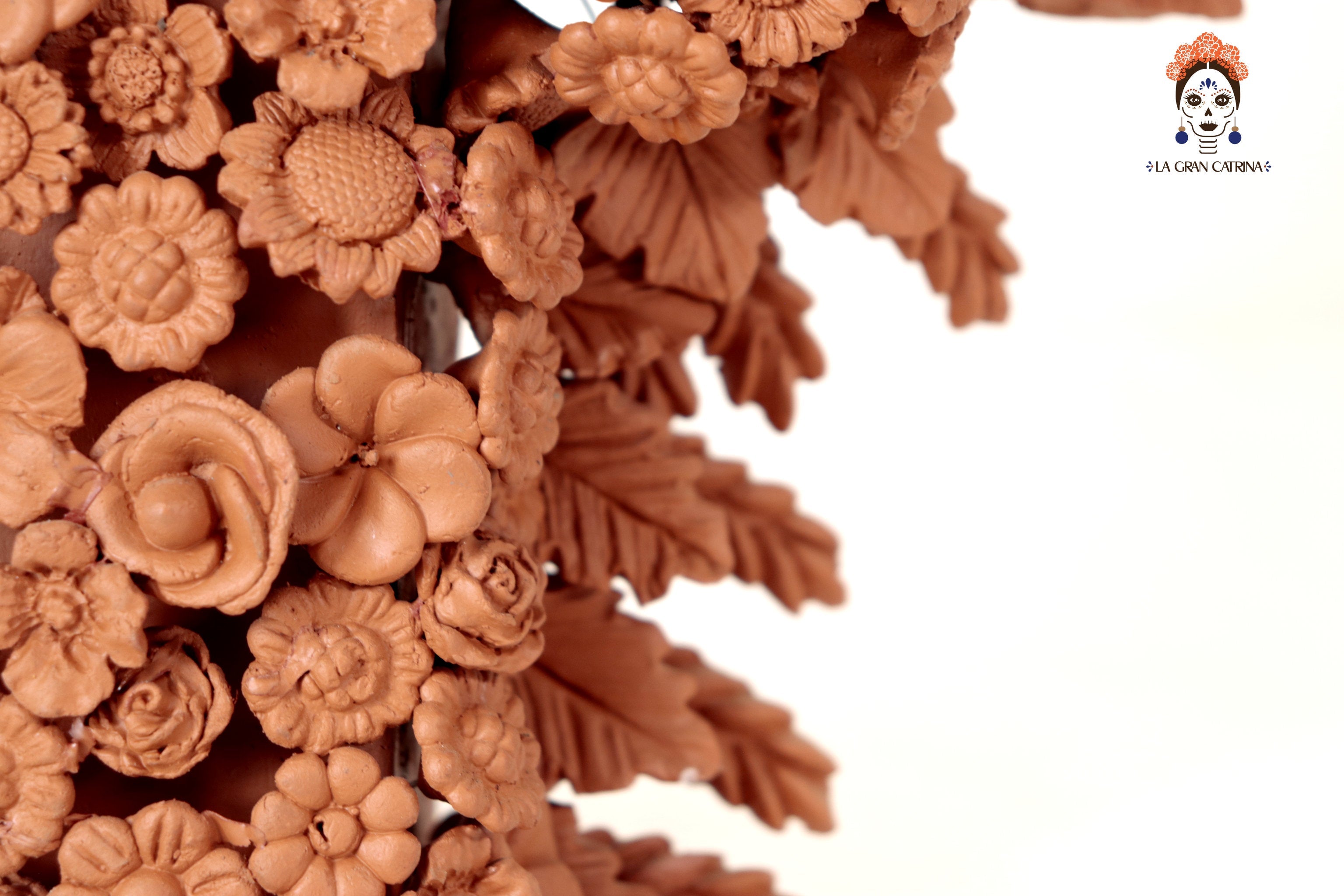 Tree of Life of Natural Clay - 12 in. Jose Santiago Capula