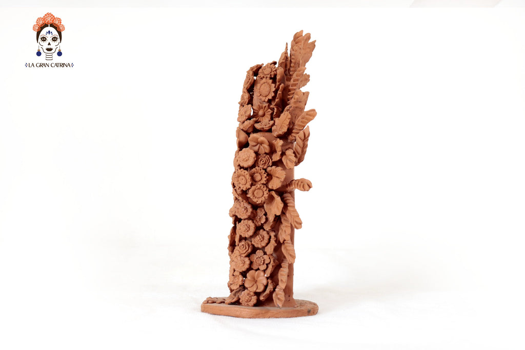 Tree of Life of Natural Clay - 12 in. Jose Santiago Capula