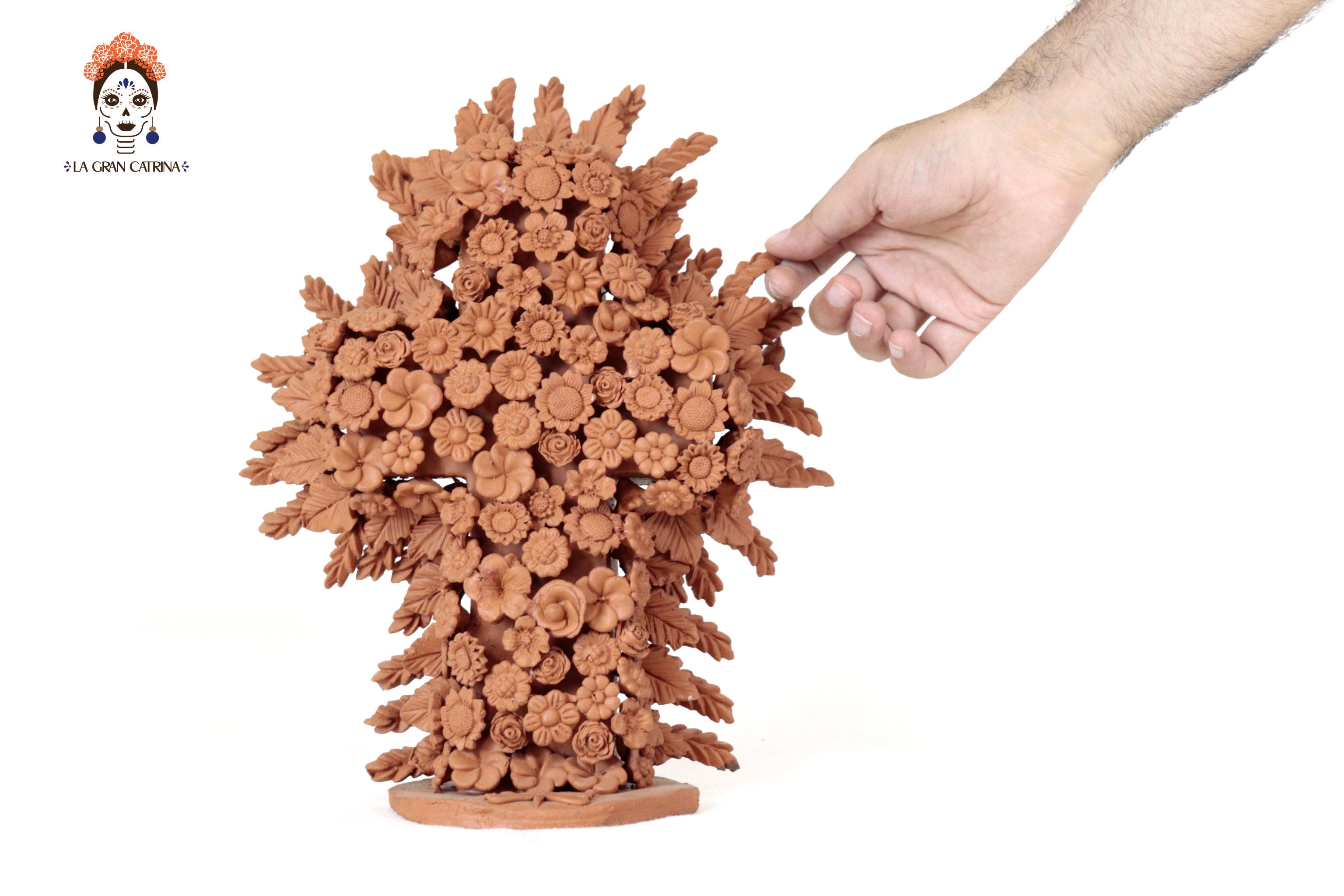 Tree of Life of Natural Clay - 12 in. Jose Santiago Capula