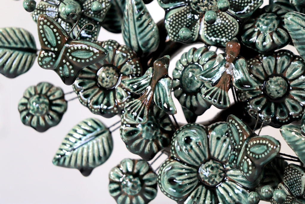 Tree of Life green glazed - 21.6 in. Montoya