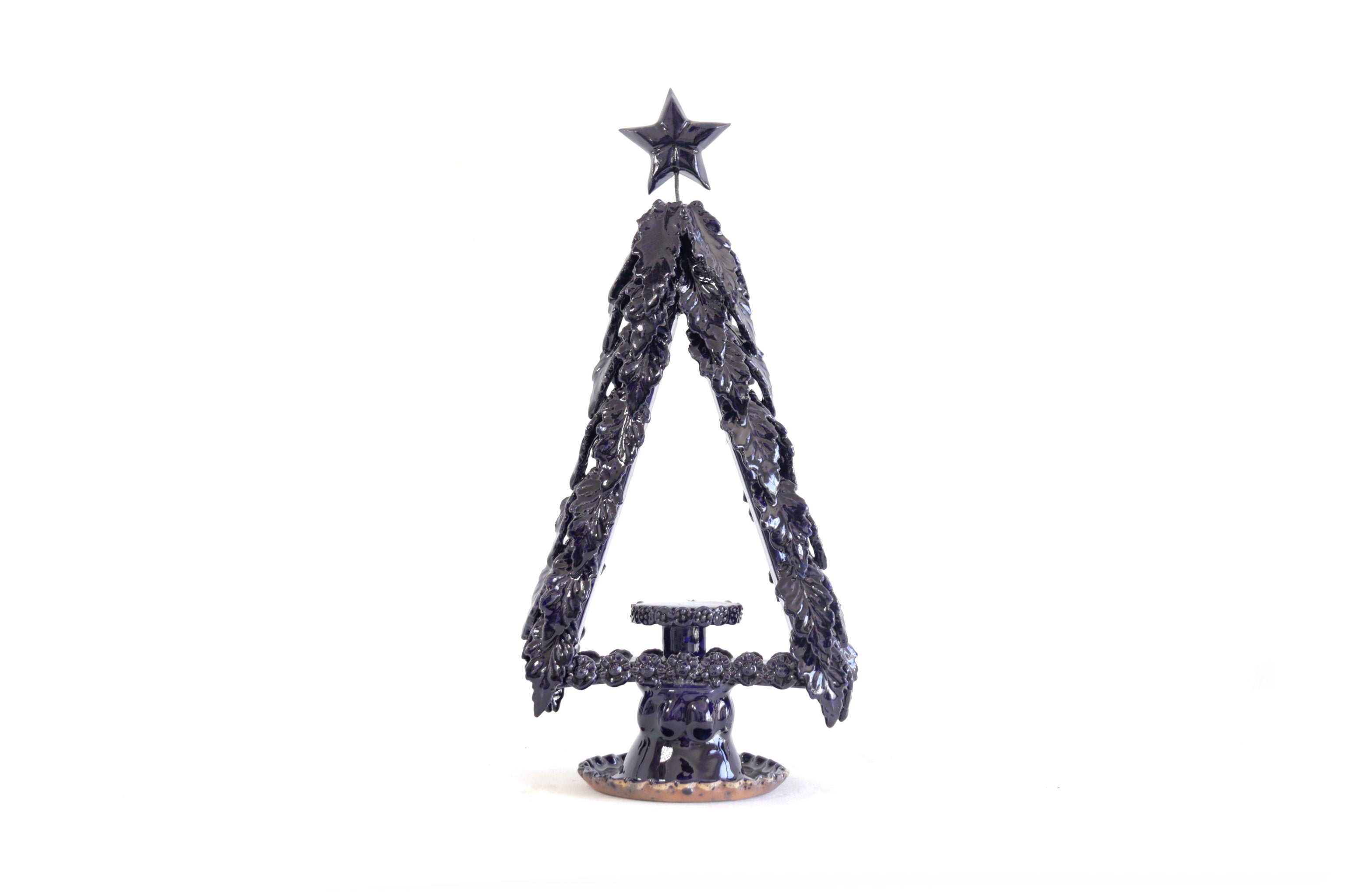 Tree navideño blue for candledora - 13.7 in. Tiru